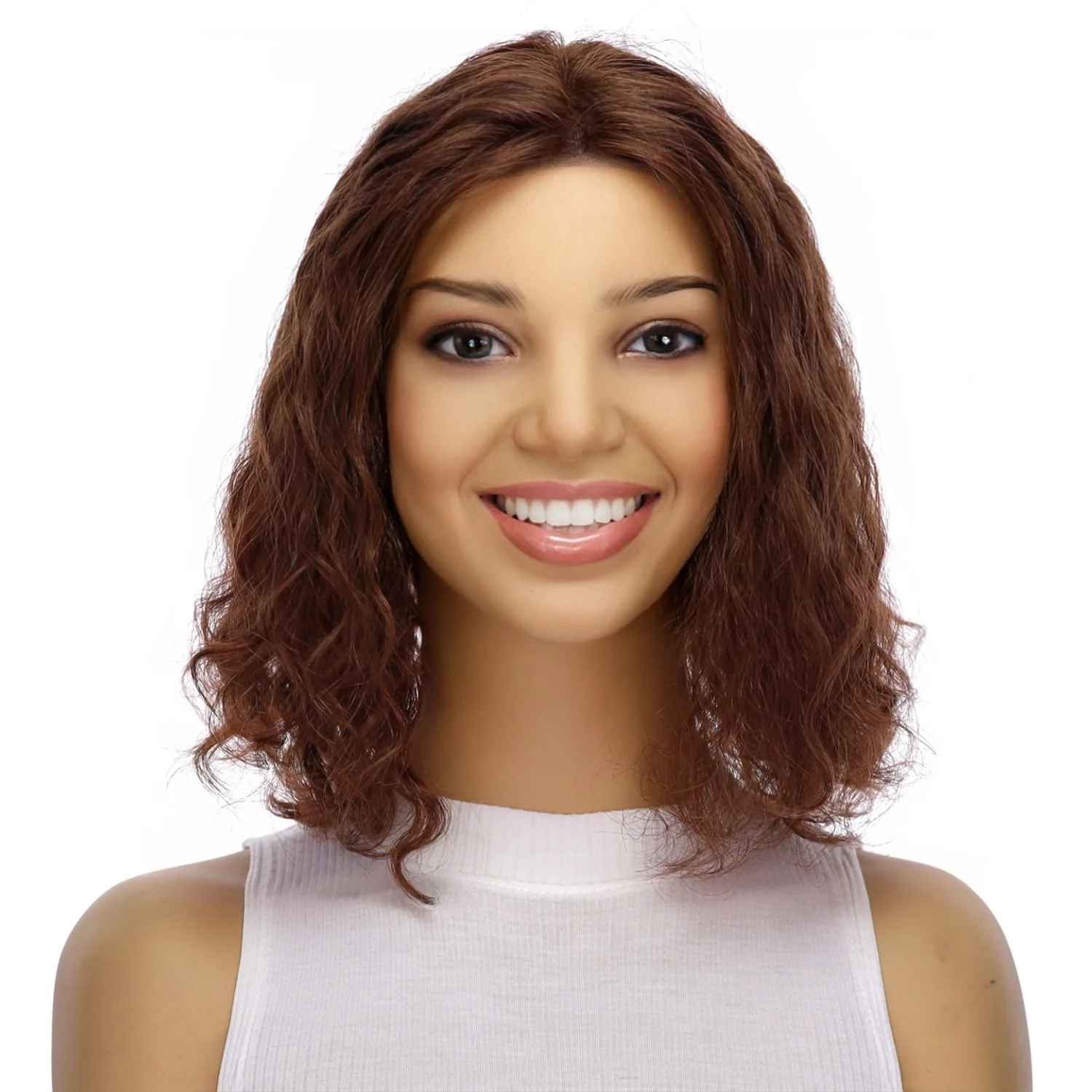 12" Divine Lace Top Topper Auburn Wavy - Image 2