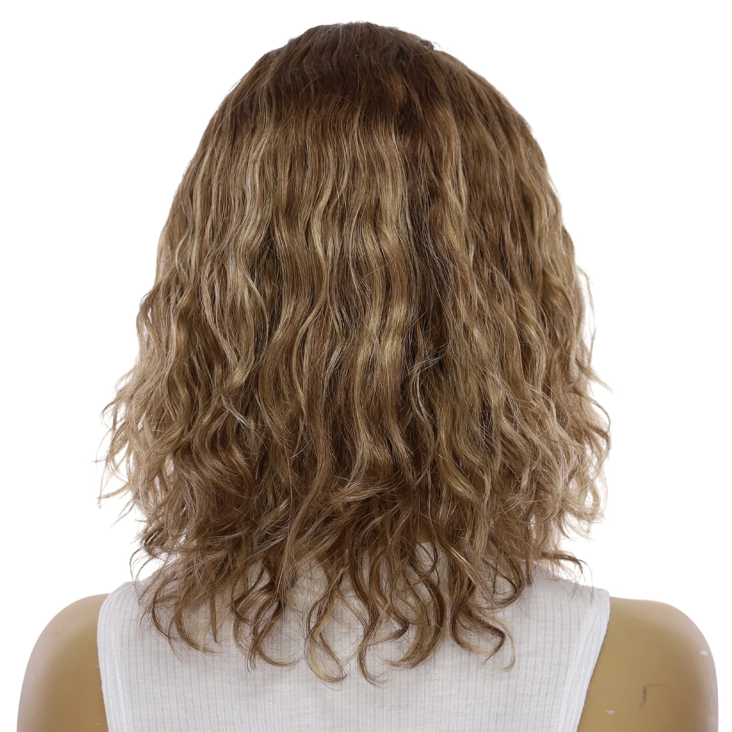 12" Divine Lace Top Topper Light Brown Babylight Wavy - Image 3