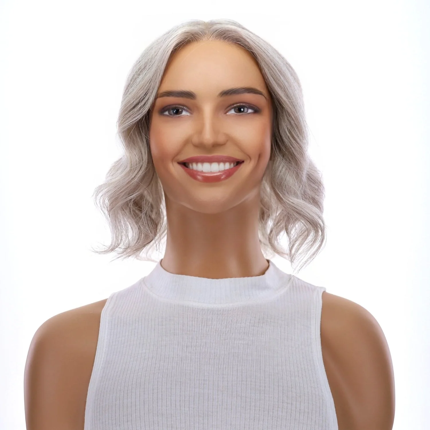 12" Divine Lace Top Topper Snow Grey - Image 2