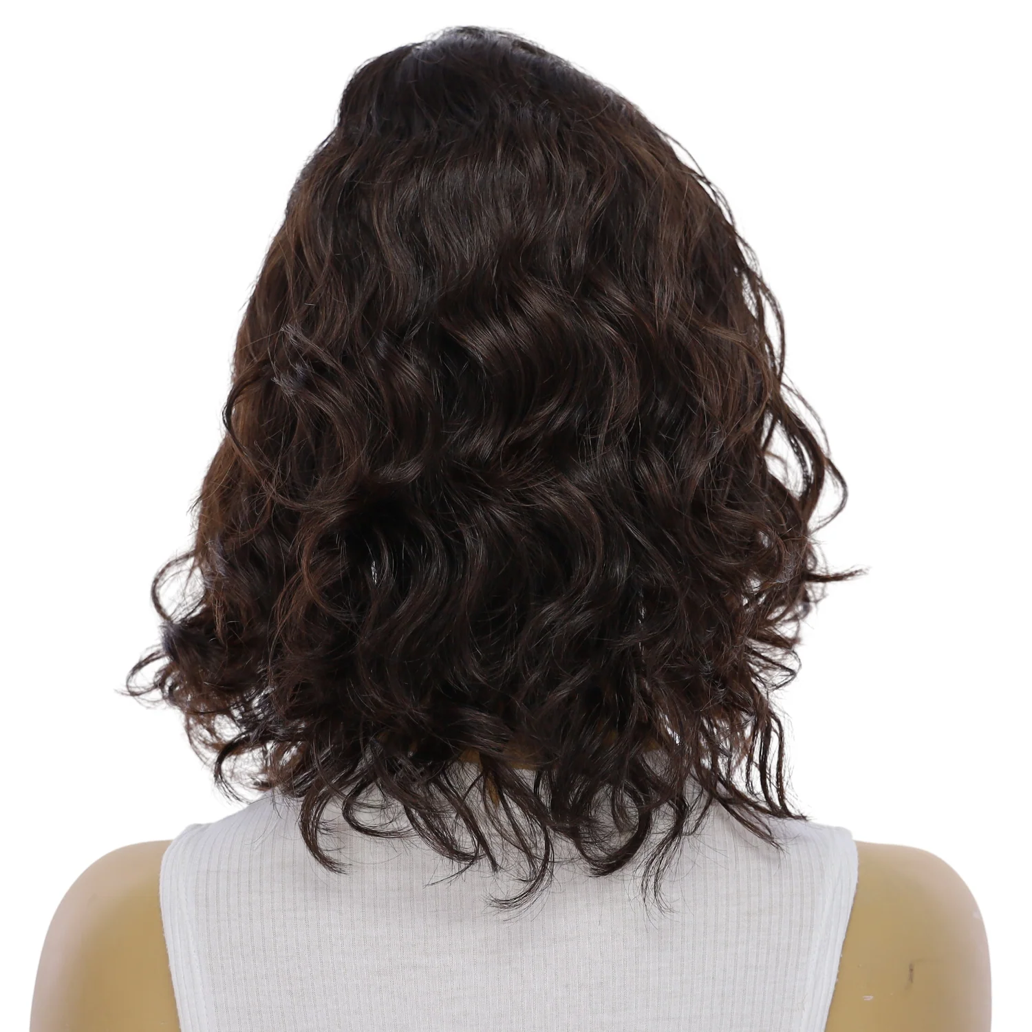 12" Divine Lace Top Topper Soft Black Wavy - Image 3