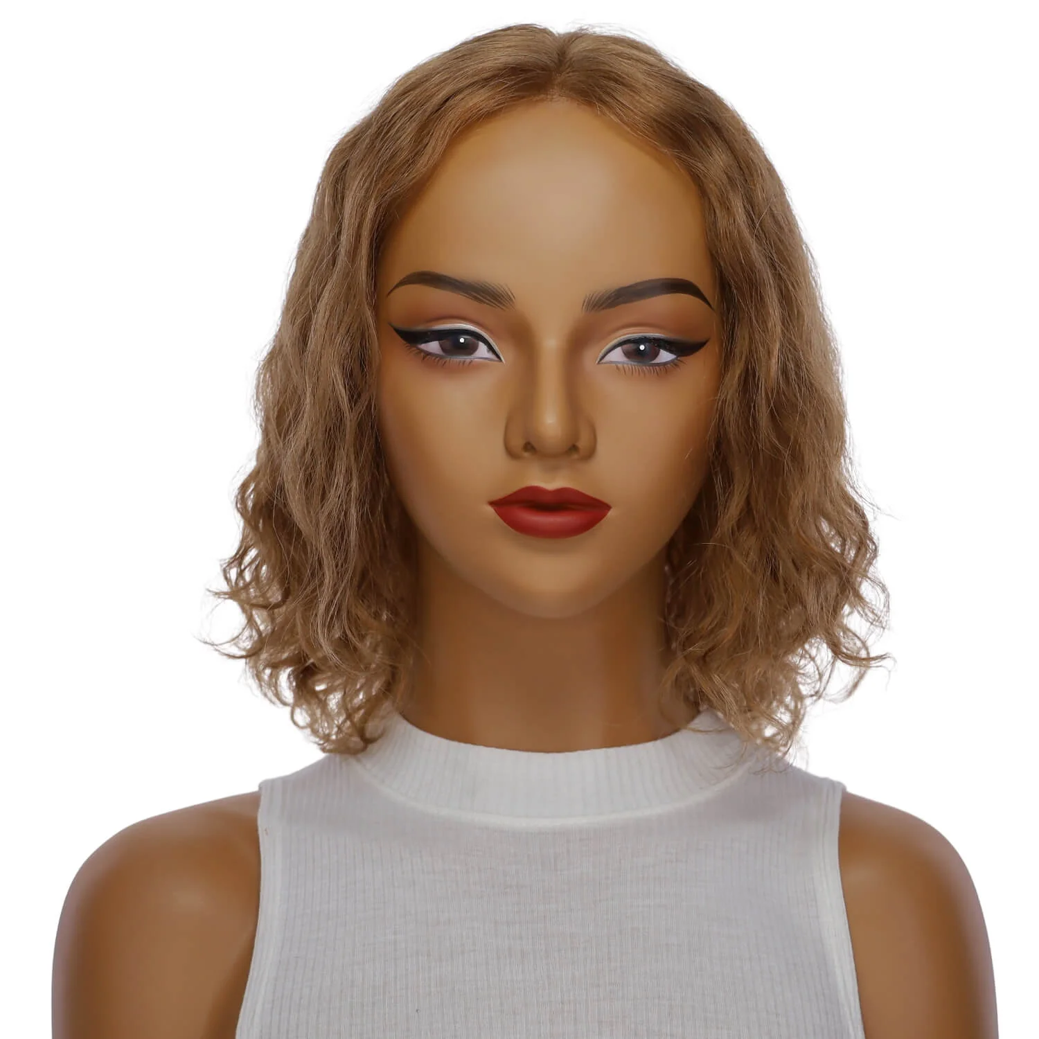 12" Divine Lace Top Topper Strawberry Blonde Wavy - Image 2