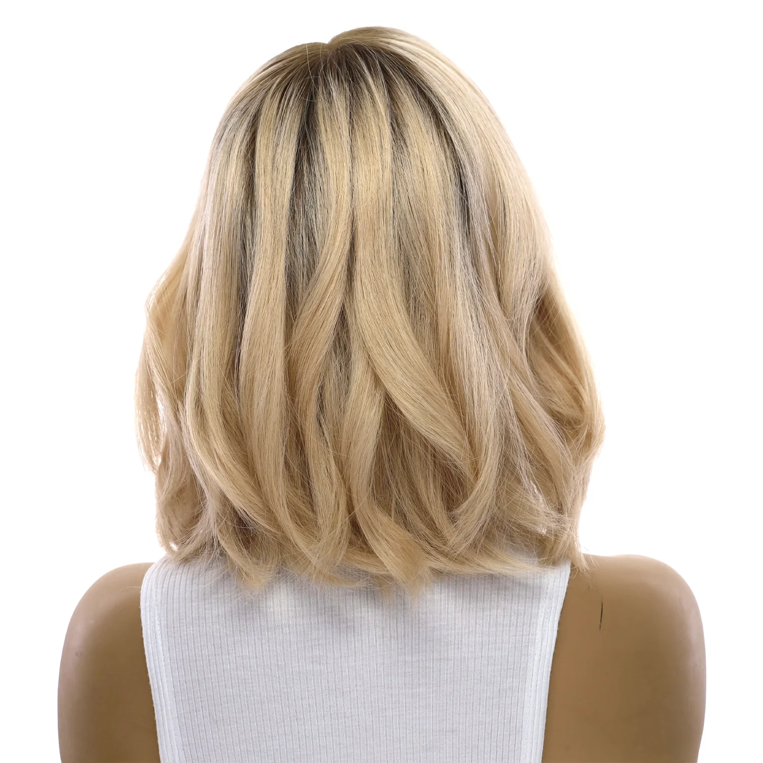 12" Divine Lace Top Wig Beige Blonde - Image 3