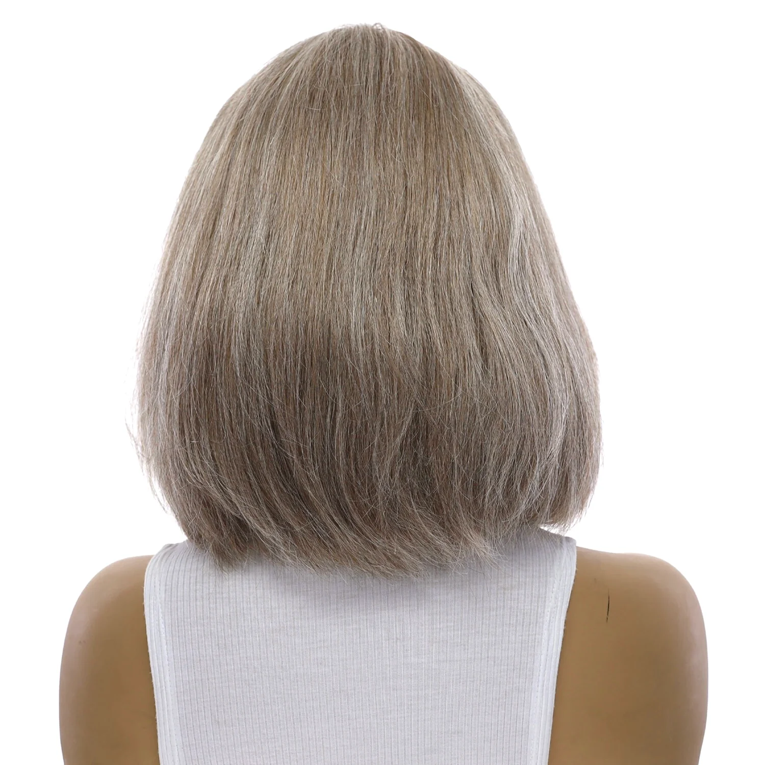 12" Divine Lace Top Wig Champagne Grey - Image 3