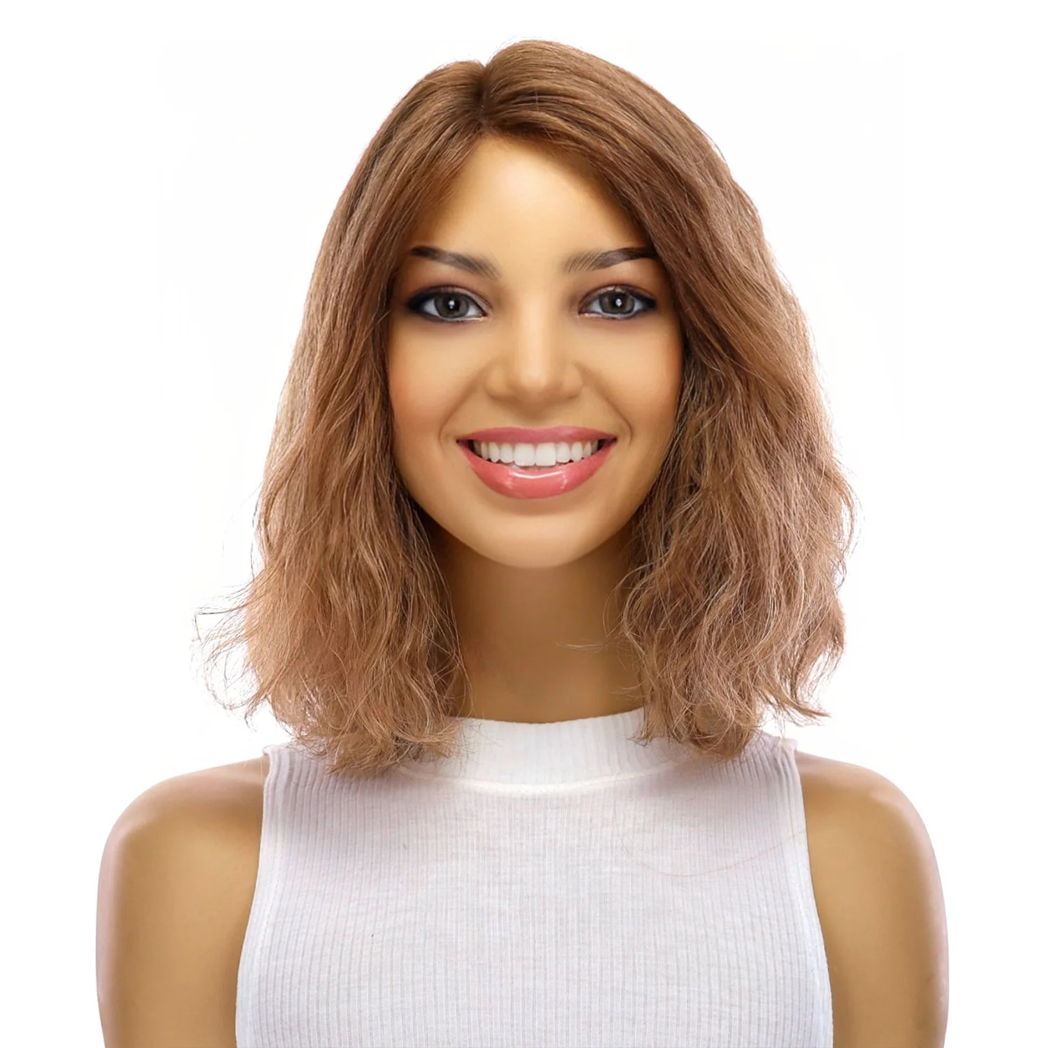 12" Divine Lace Top Wig Light Brown Babylight Wavy - Image 2