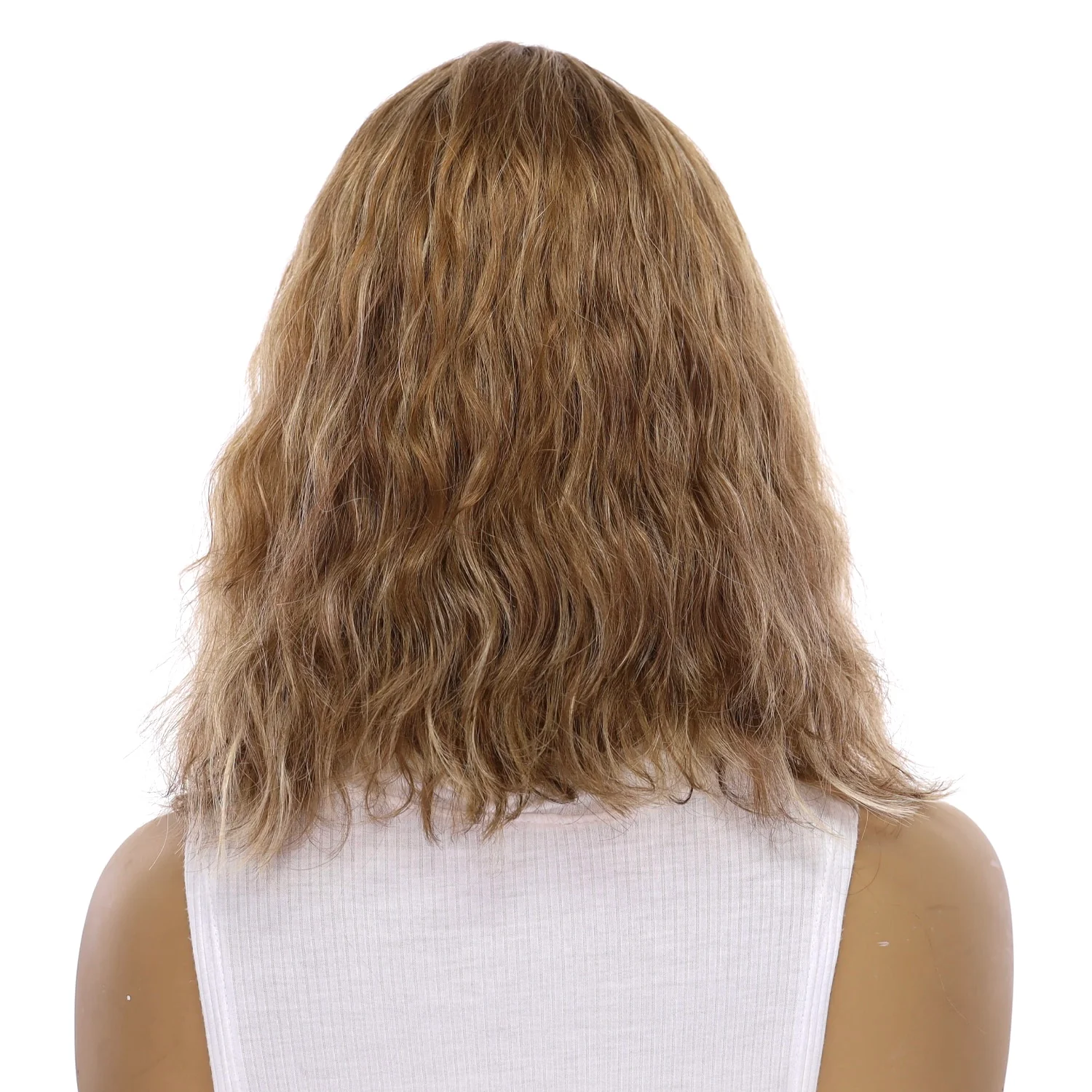 12" Divine Lace Top Wig Medium Blonde Wavy - Image 3