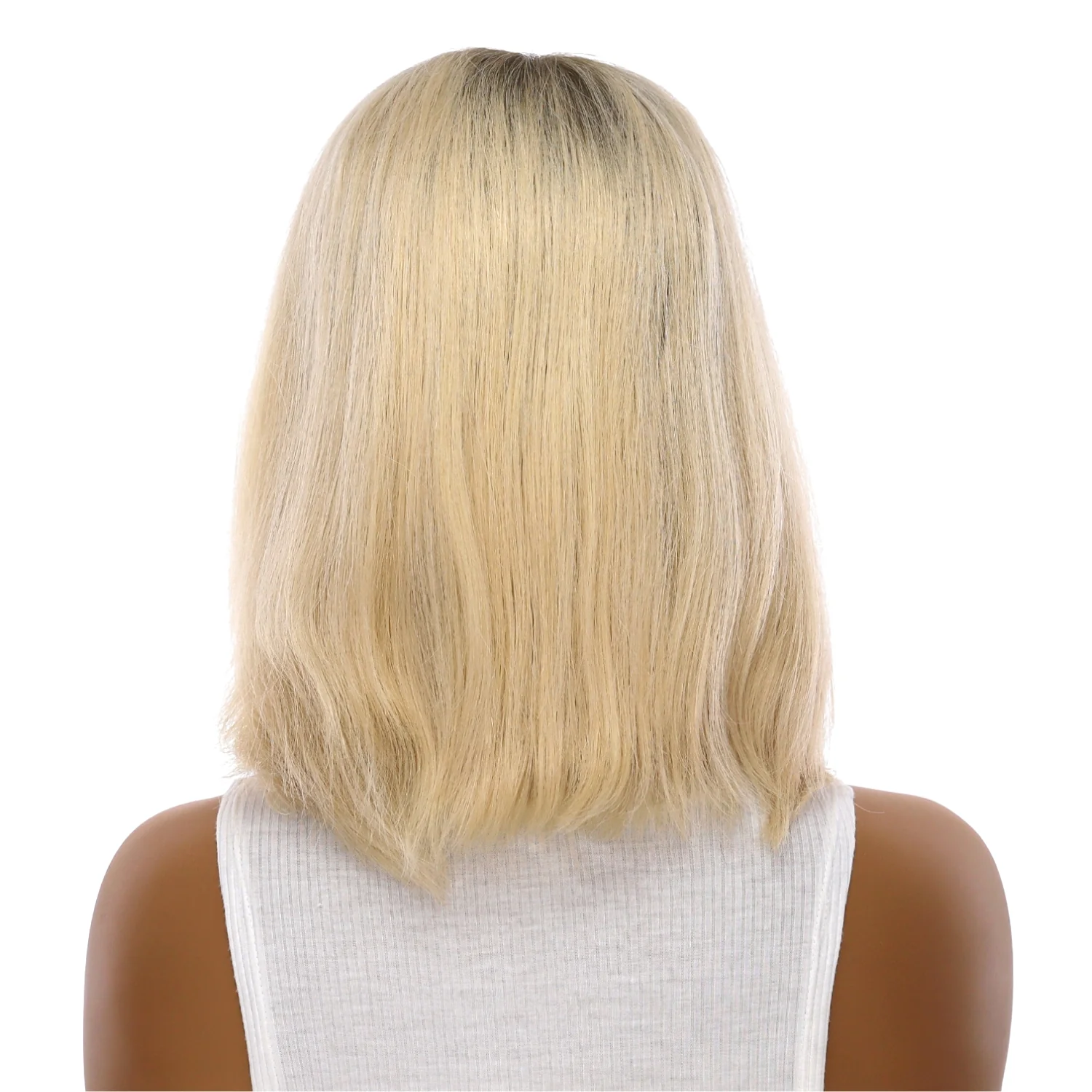 12" Divine Lace Top Wig Platinum Blonde 2.0 - Image 3