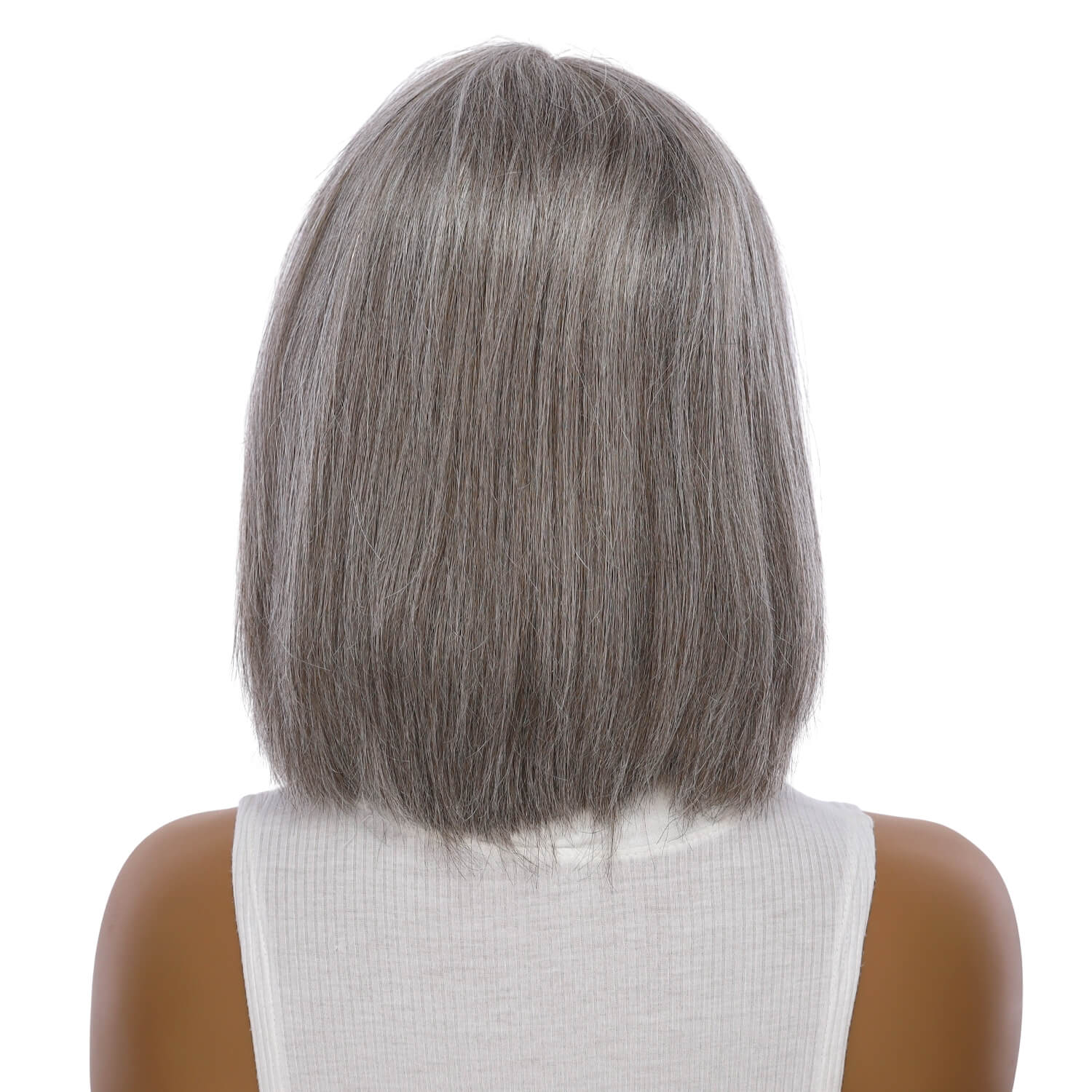 12" Divine Lace Top Wig Silver Fox - Image 3