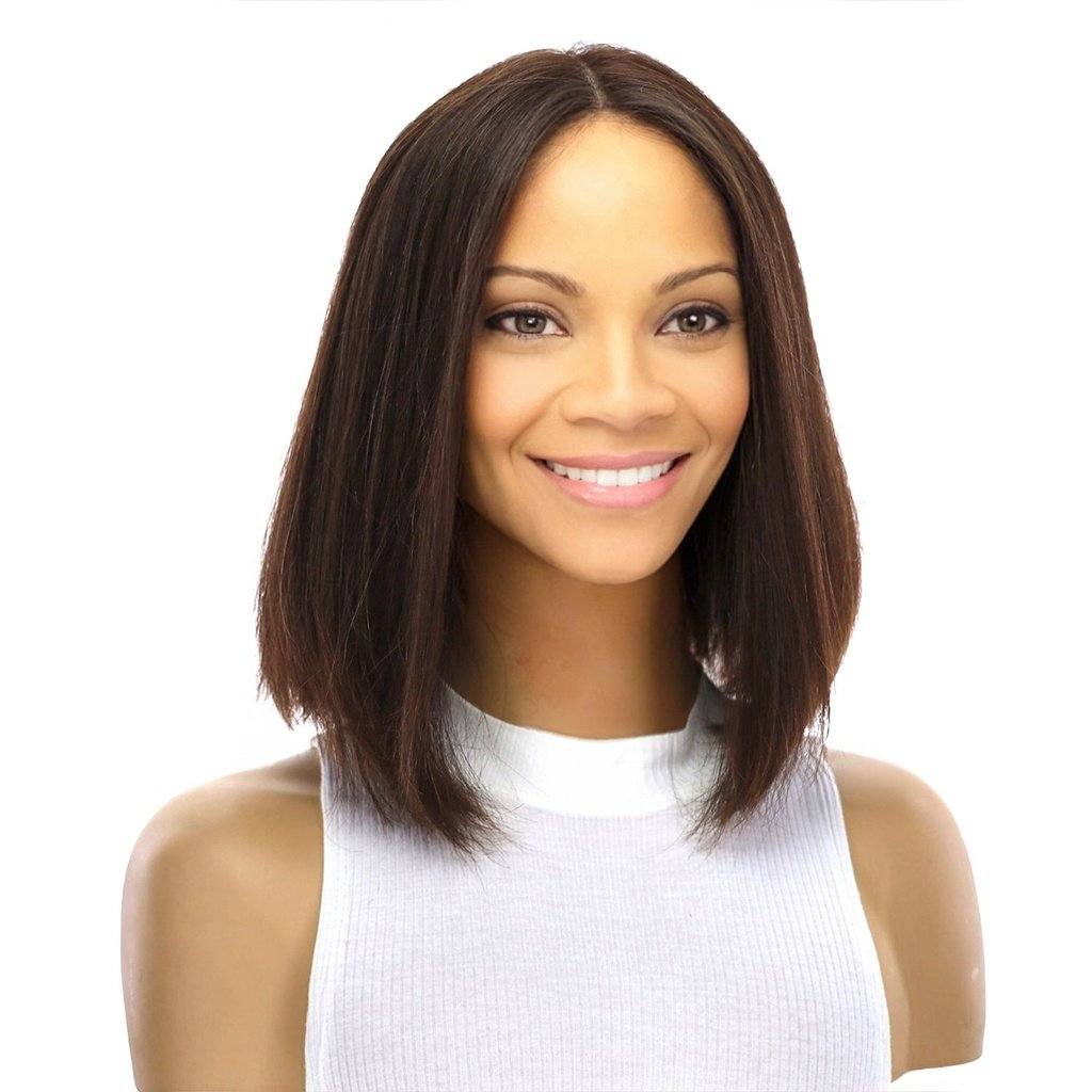 12" Divine Luxe Lace Top Wig #4 Dark Brown - Image 3