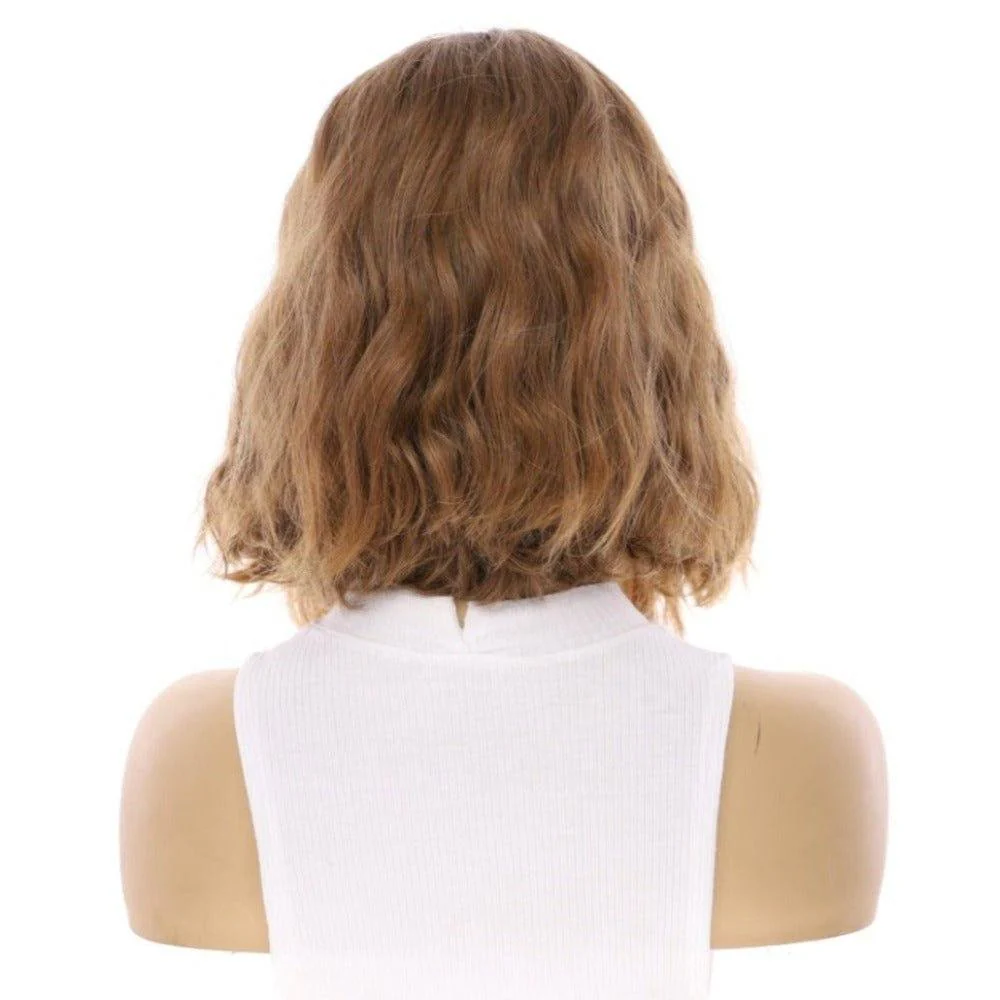 12" Divine Luxe Lace Top Wig #10 Neutral Light Brown Wavy - Image 3