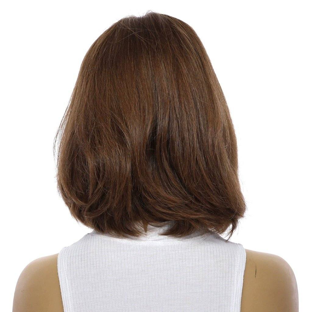12" Divine Luxe Lace Top Wig #6 Neutral Medium Brown - Image 3