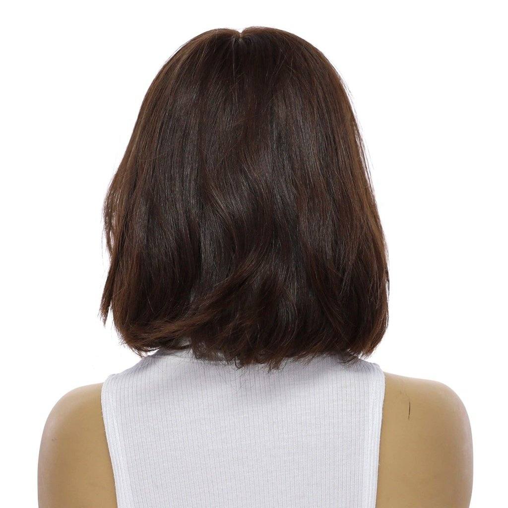 12" Divine Luxe Lace Top Wig #5 Warm Dark Brown - Image 3