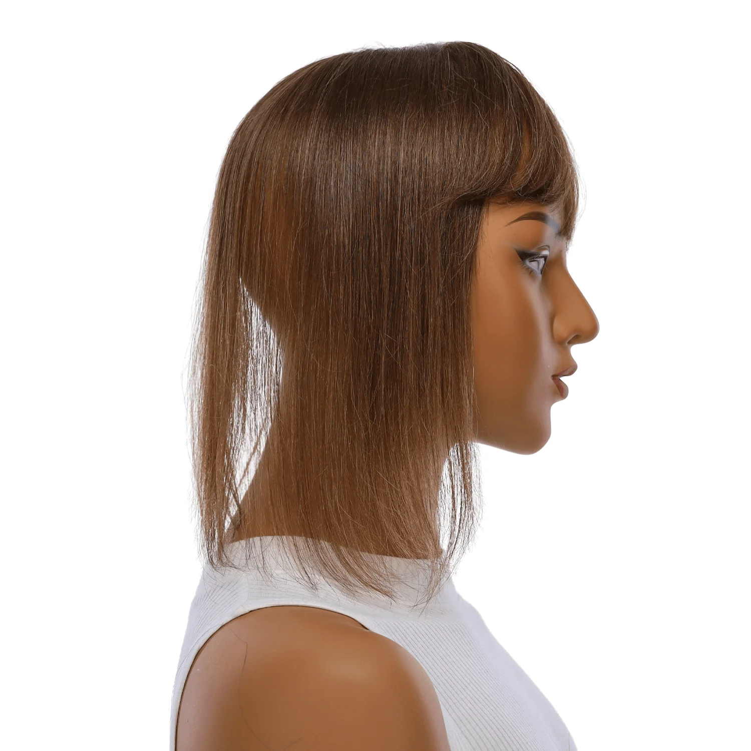 12" Fringe Topper #10 Neutral Light Brown - Image 3