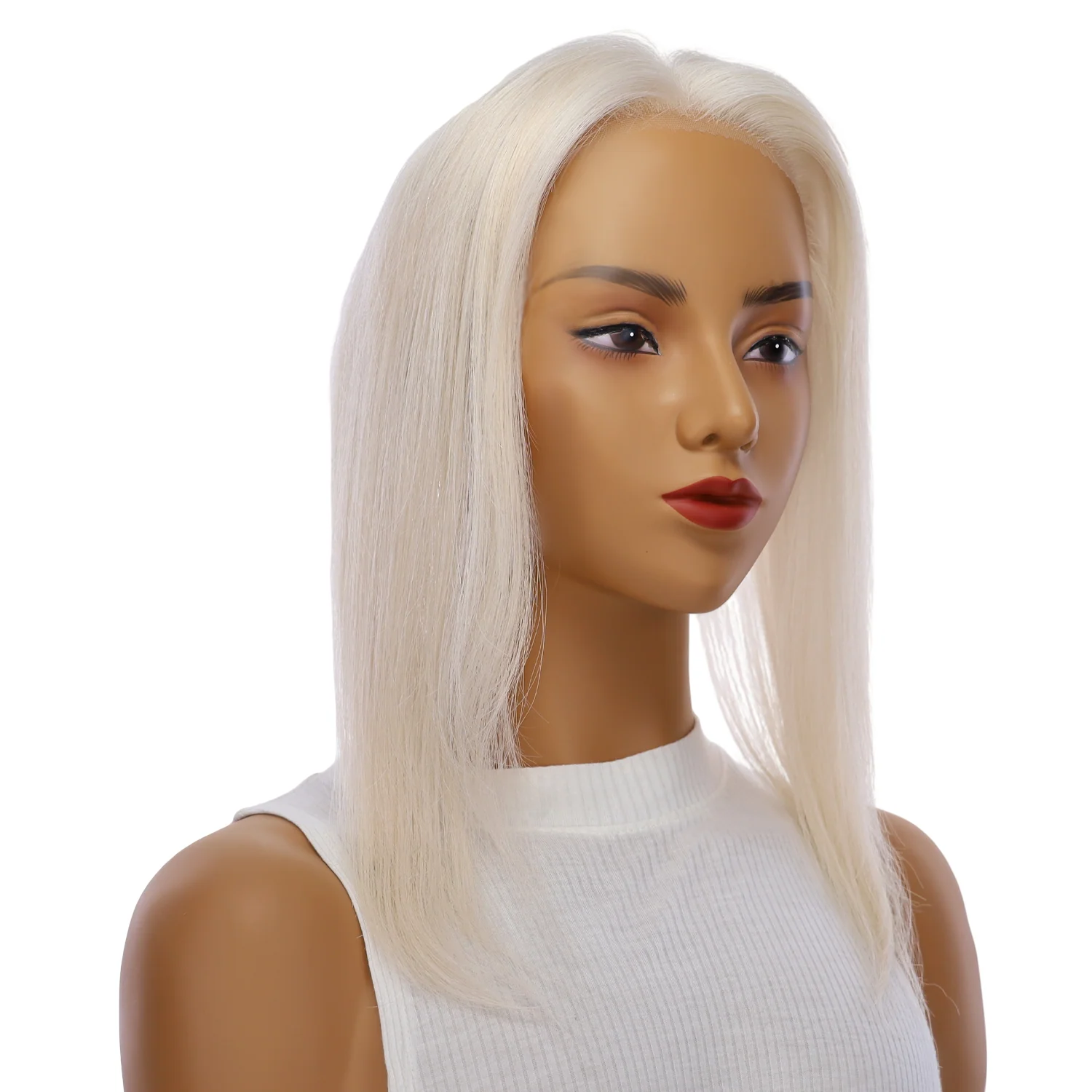 12" Hairline Topper #Ice Blonde
