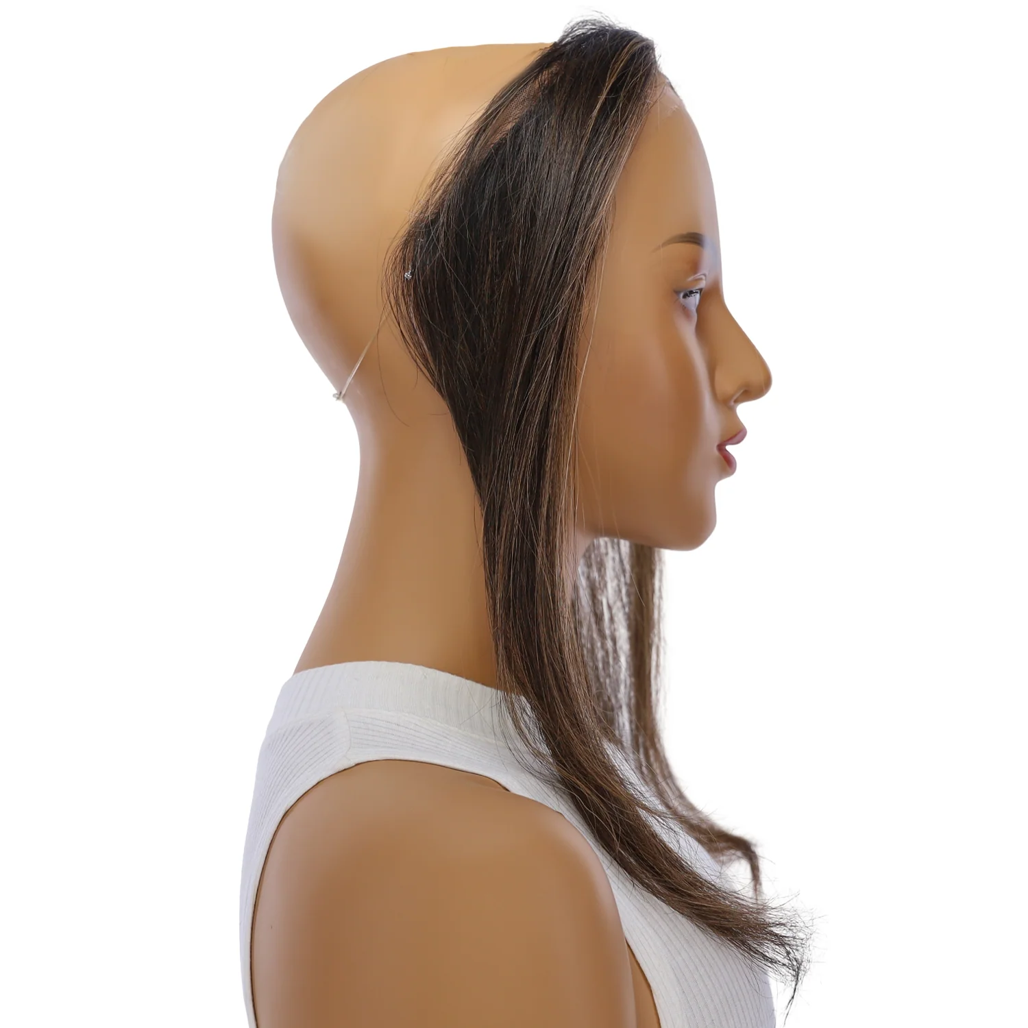 12" Hairline Topper #Soft Black w/ Highlights - Image 3
