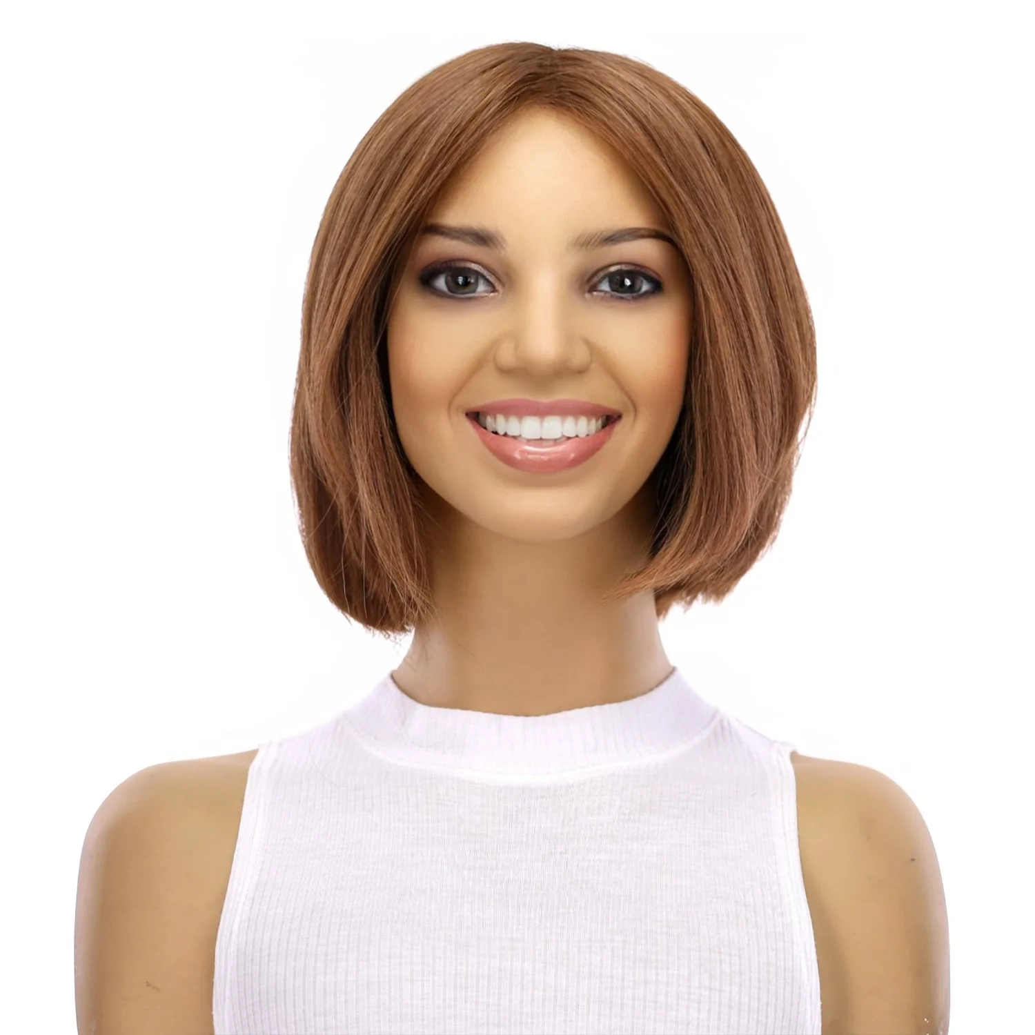 12" Halle Silk Top Wig Copper - Image 2