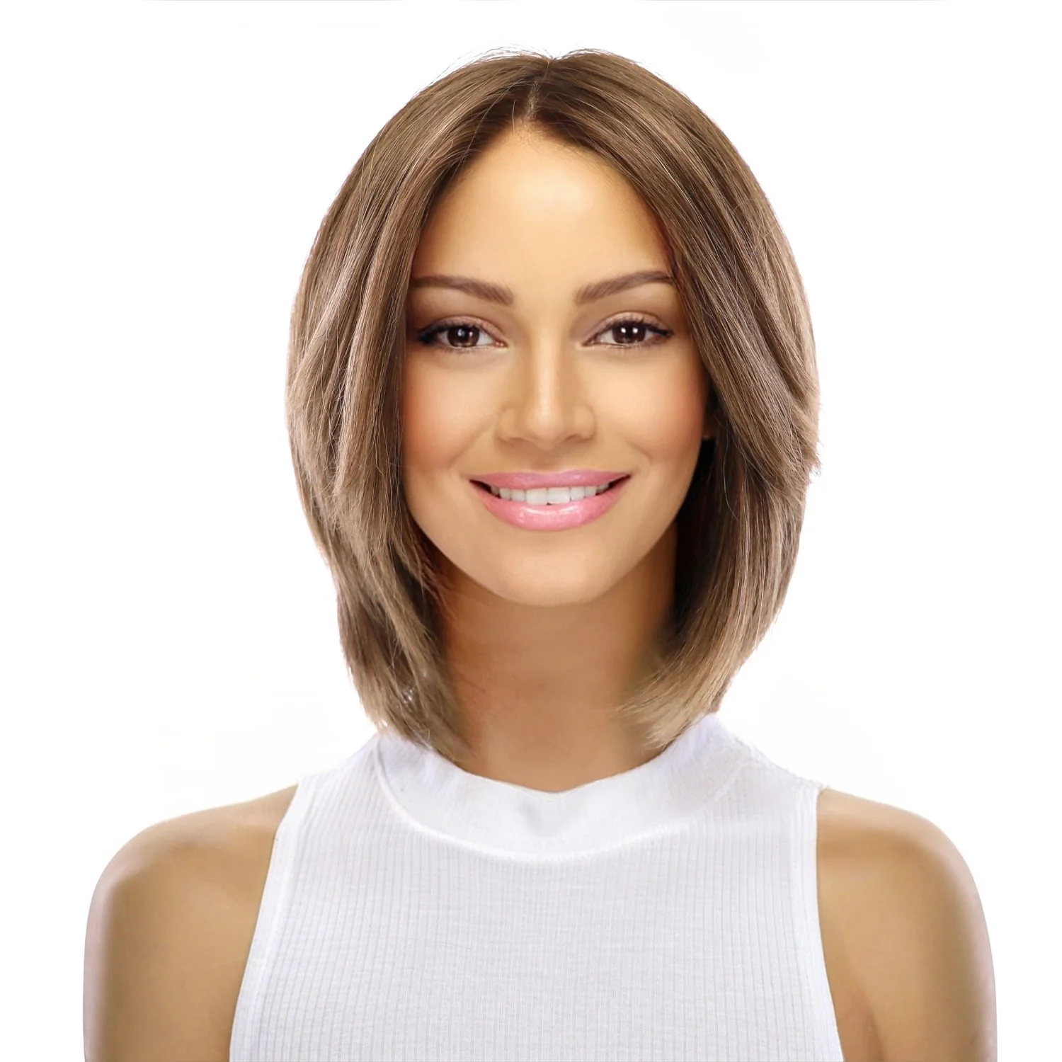 12" Halle Silk Top Wig Light Brown Babylight - Image 2
