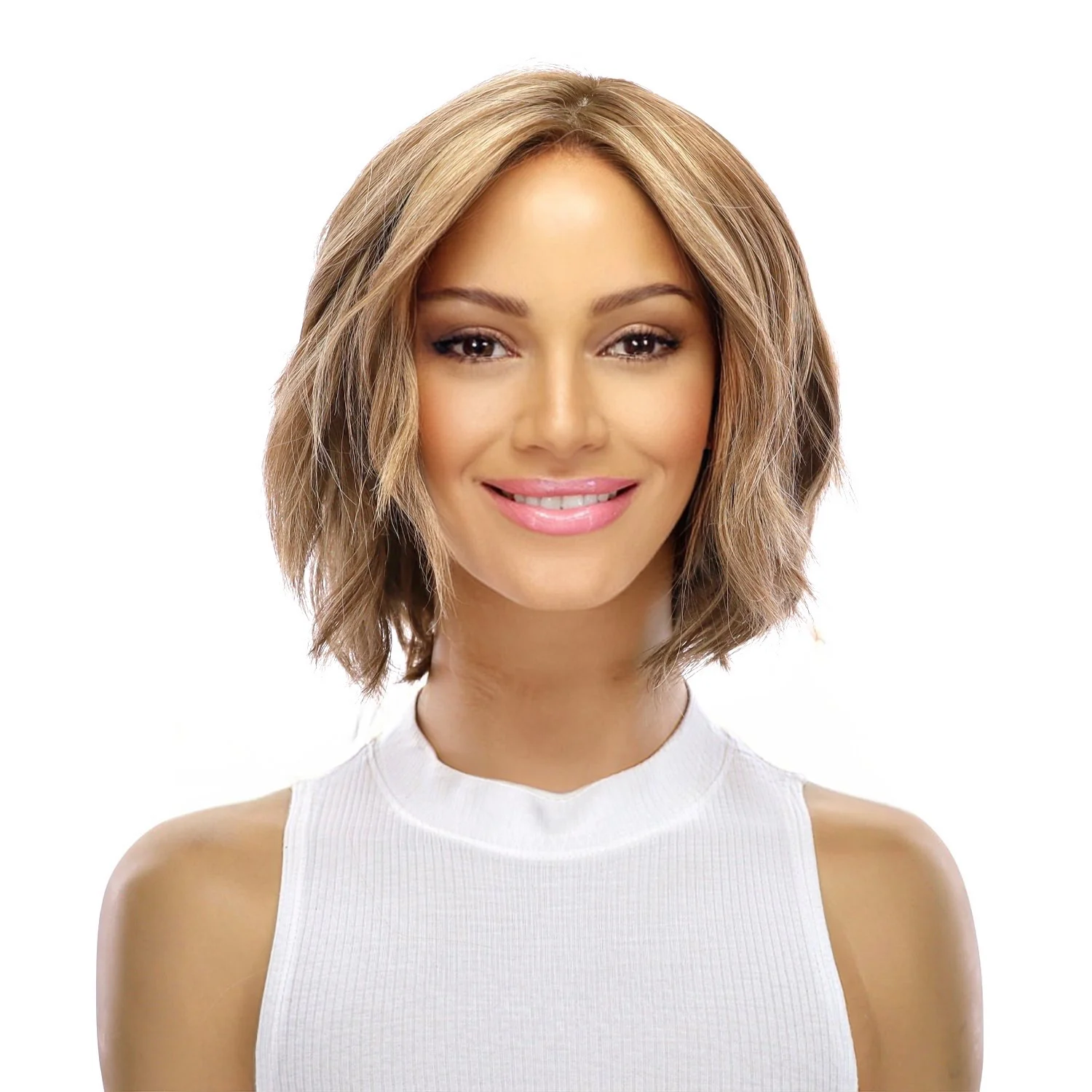 12" Halle Silk Top Wig Medium Blonde - Image 2