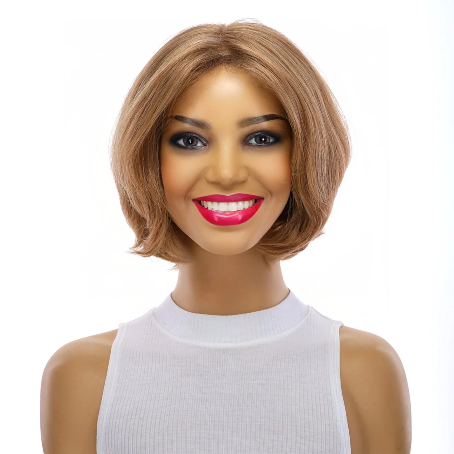 12" Luxe Pixie Silk Top Wig #16 Blonde - Image 2