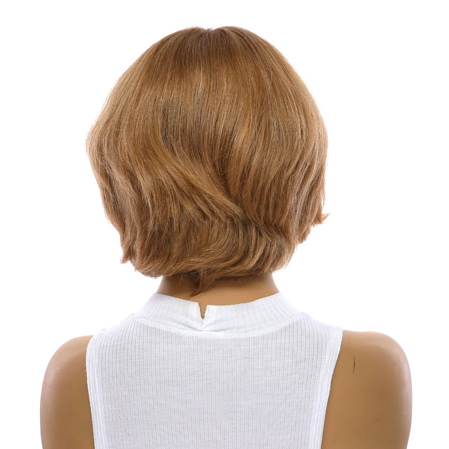 12" Luxe Pixie Silk Top Wig #16 Blonde - Image 3