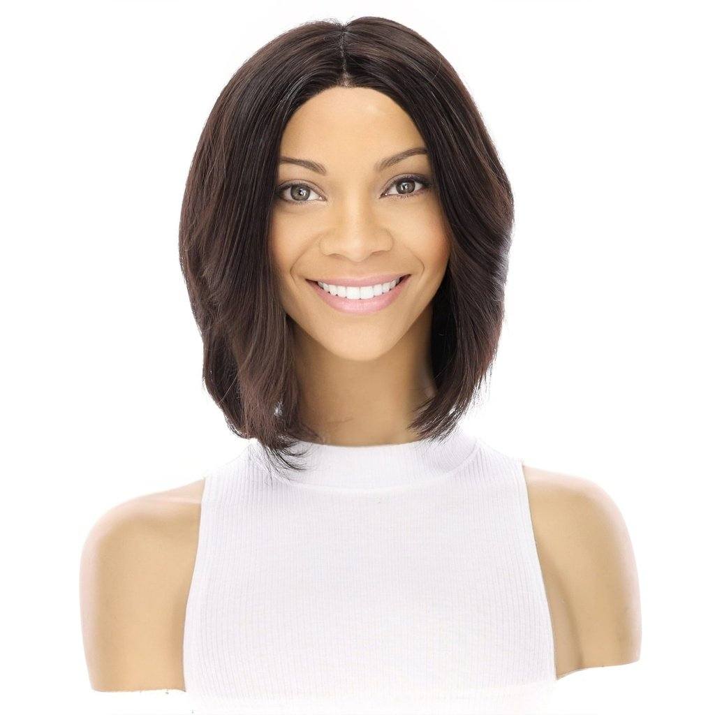12" Luxe Pixie Silk Top Wig #1B Black - Image 2