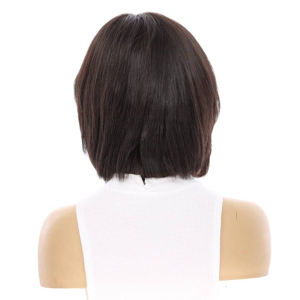 12" Luxe Pixie Silk Top Wig #1B Black - Image 3