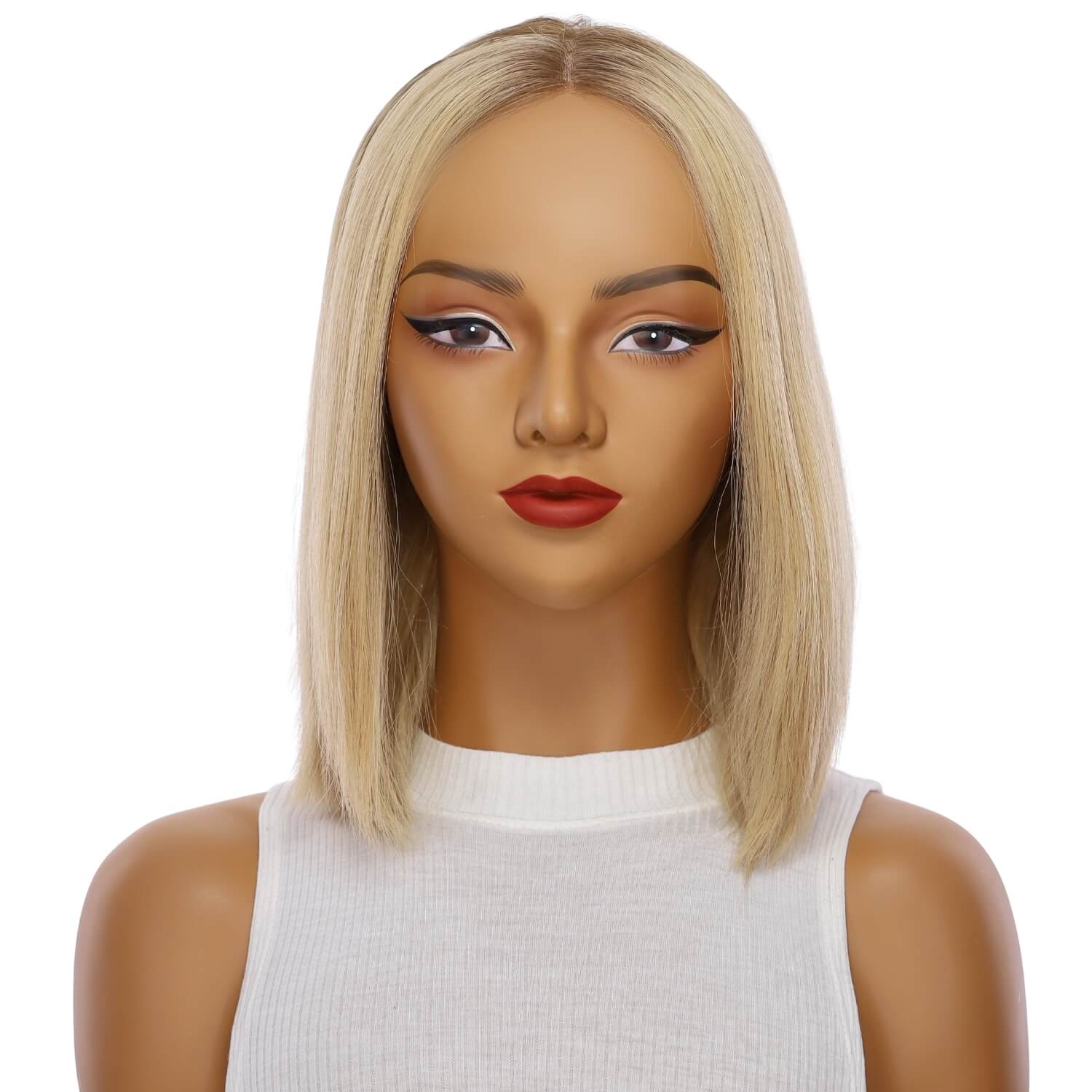 13" Victoria Silk Top Wig Golden Blonde - Image 2