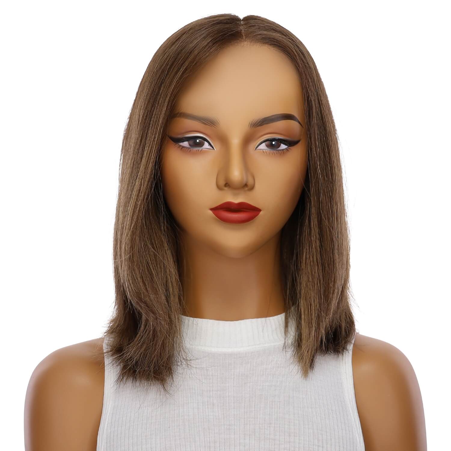 13" Victoria Silk Top Wig Medium Brown Babylight - Image 2