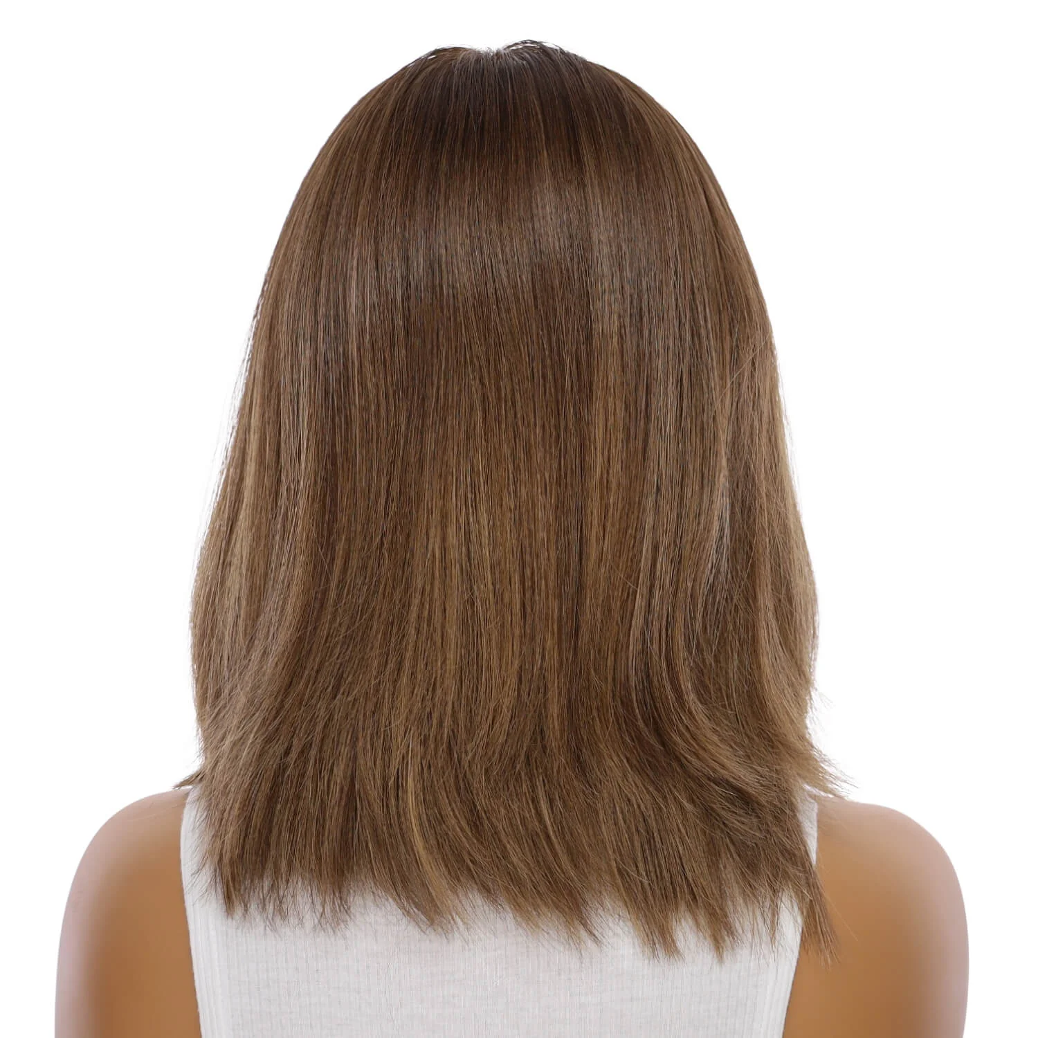 13" Victoria Silk Top Wig Medium Brown Babylight - Image 3