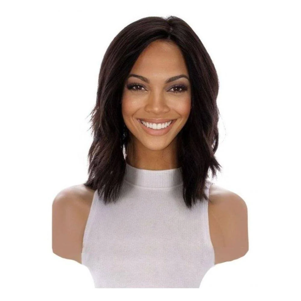 13" Victoria Silk Top Wig Natural Black - Image 2