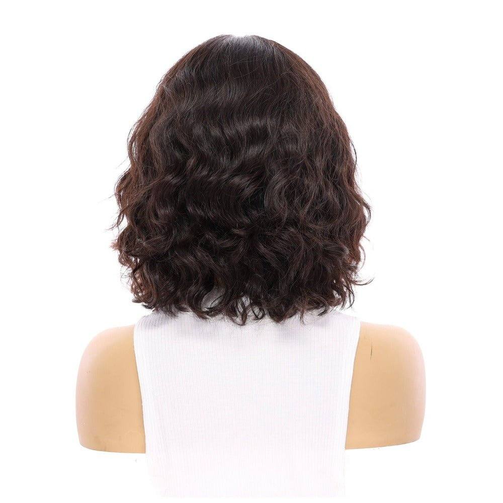 13" Victoria Silk Top Wig Soft Black Wavy - Image 3