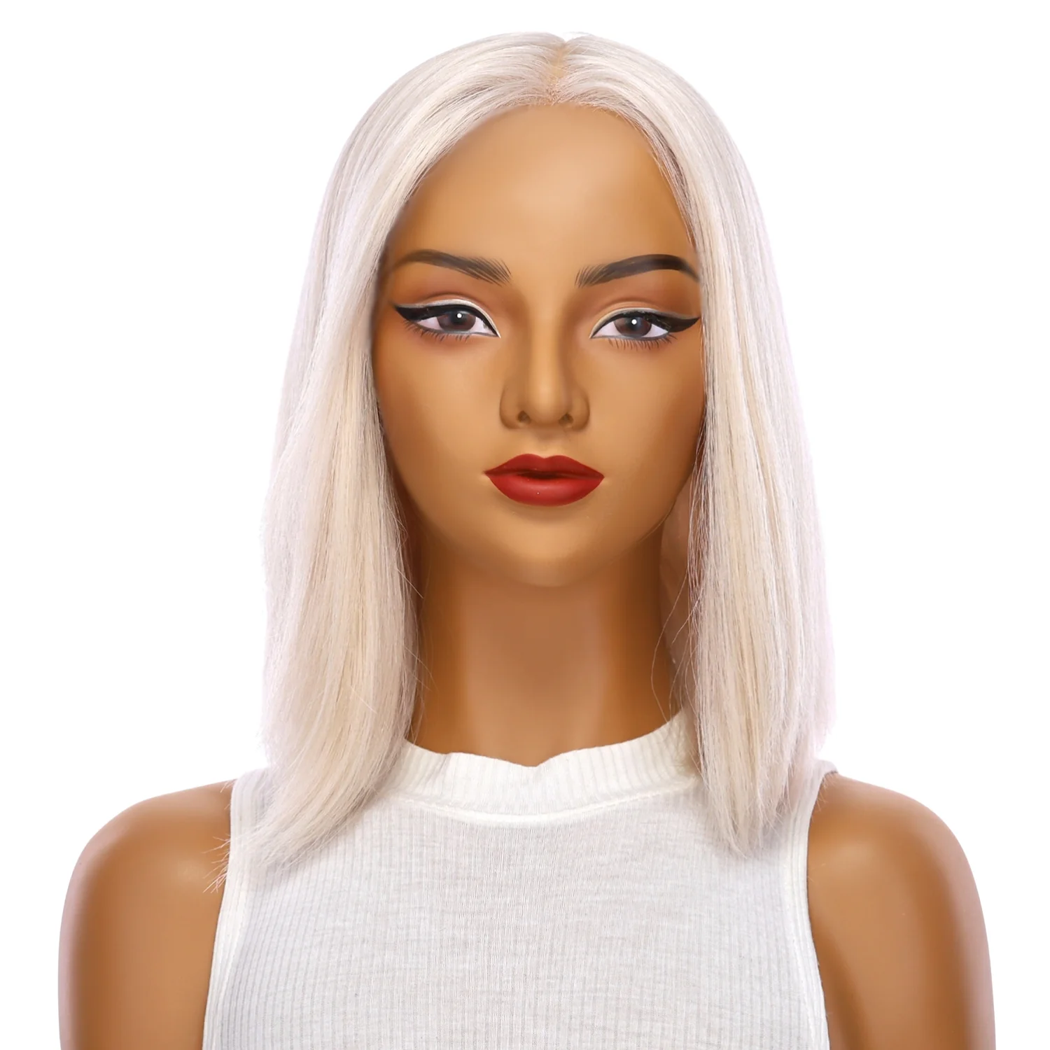 13" Victoria Silk Top Wig Ice Blonde - Image 2