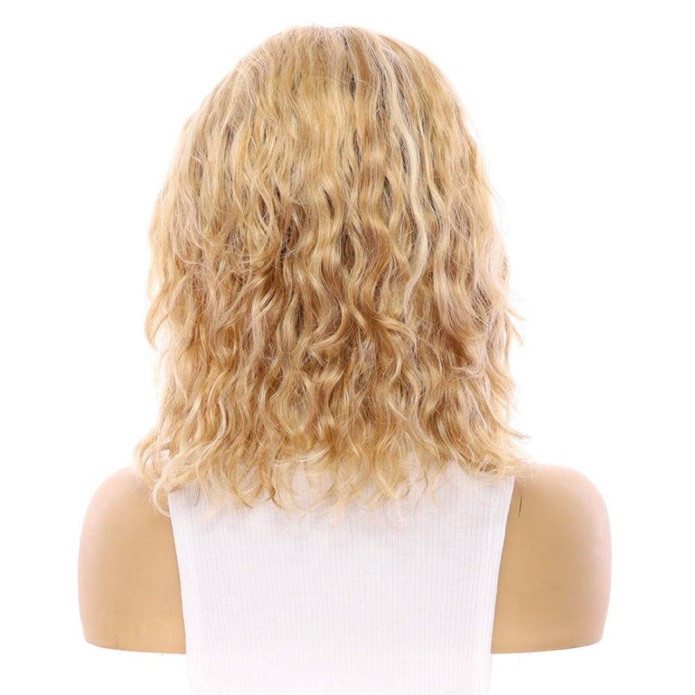 13" Victoria Silk Top Wig Medium Blonde Wavy - Image 3