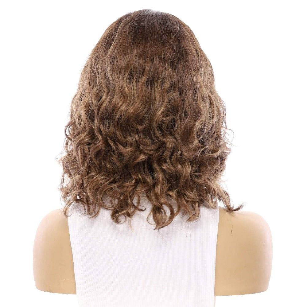 13" Victoria Silk Top Wig Medium Brown Babylight Wavy - Image 3