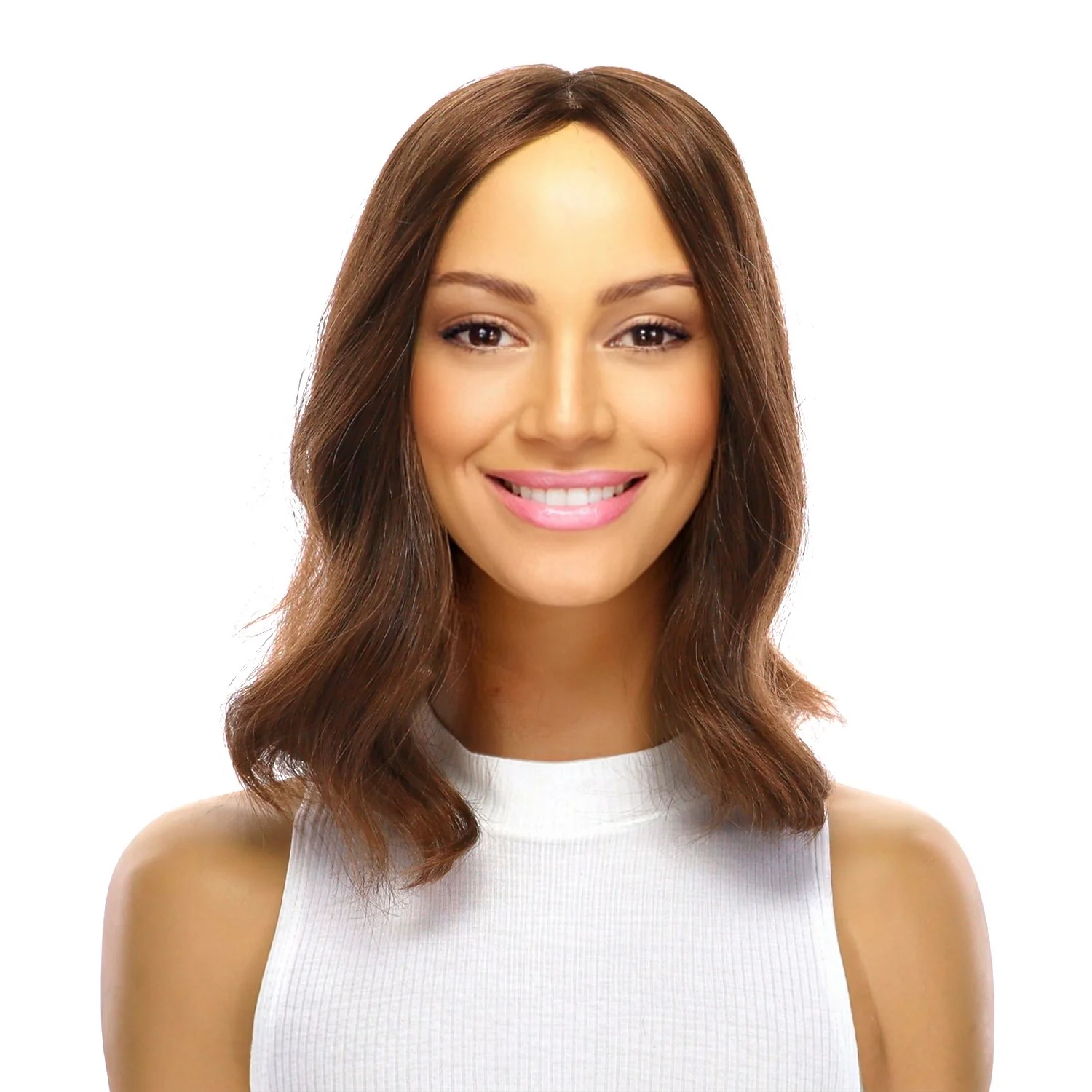 14" Emerald Silk Top Topper #10 Neutral Light Brown - Image 2