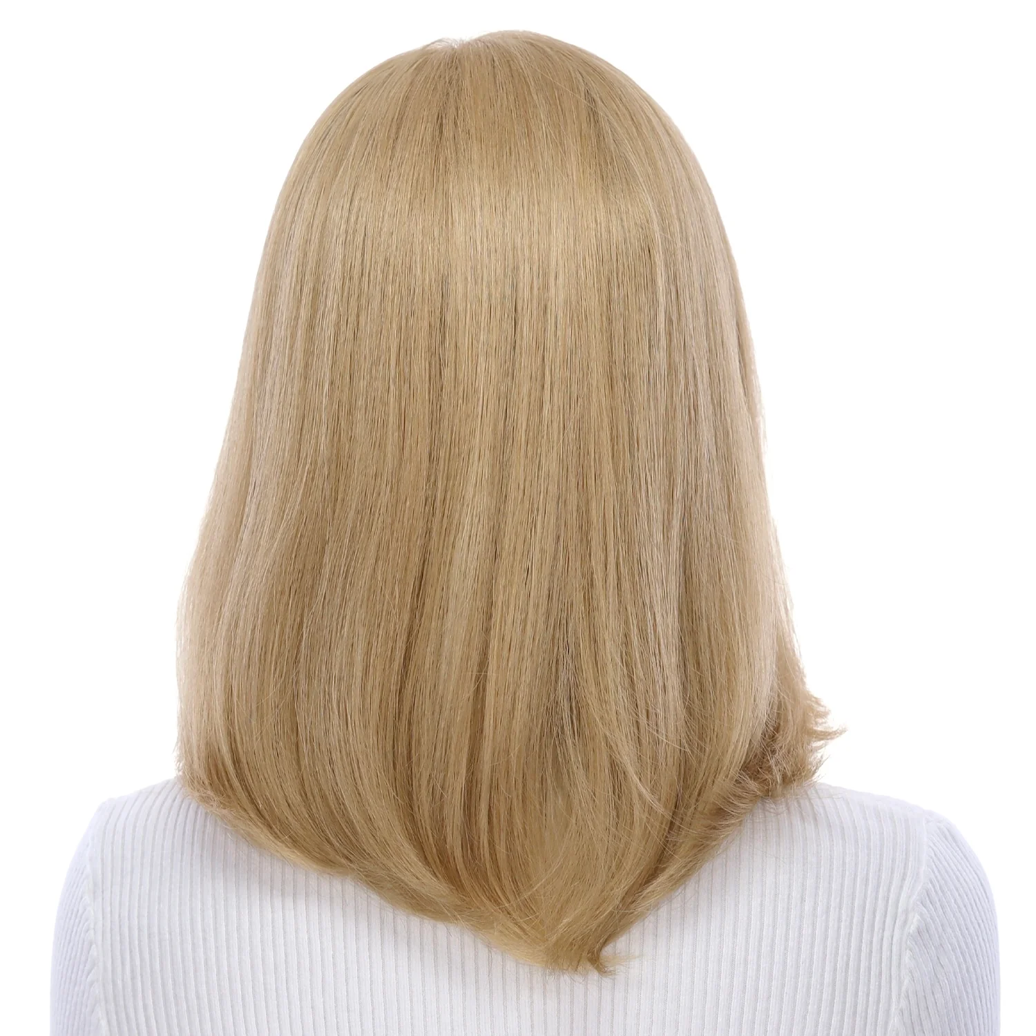 14" Emerald Silk Top Topper Golden Blonde w/ No Rooting - Image 3
