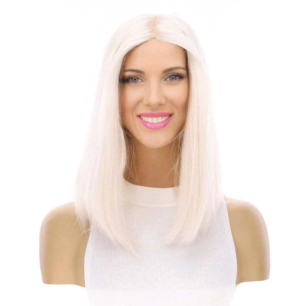 14" Emerald Silk Top Topper Ice Blonde - Image 2