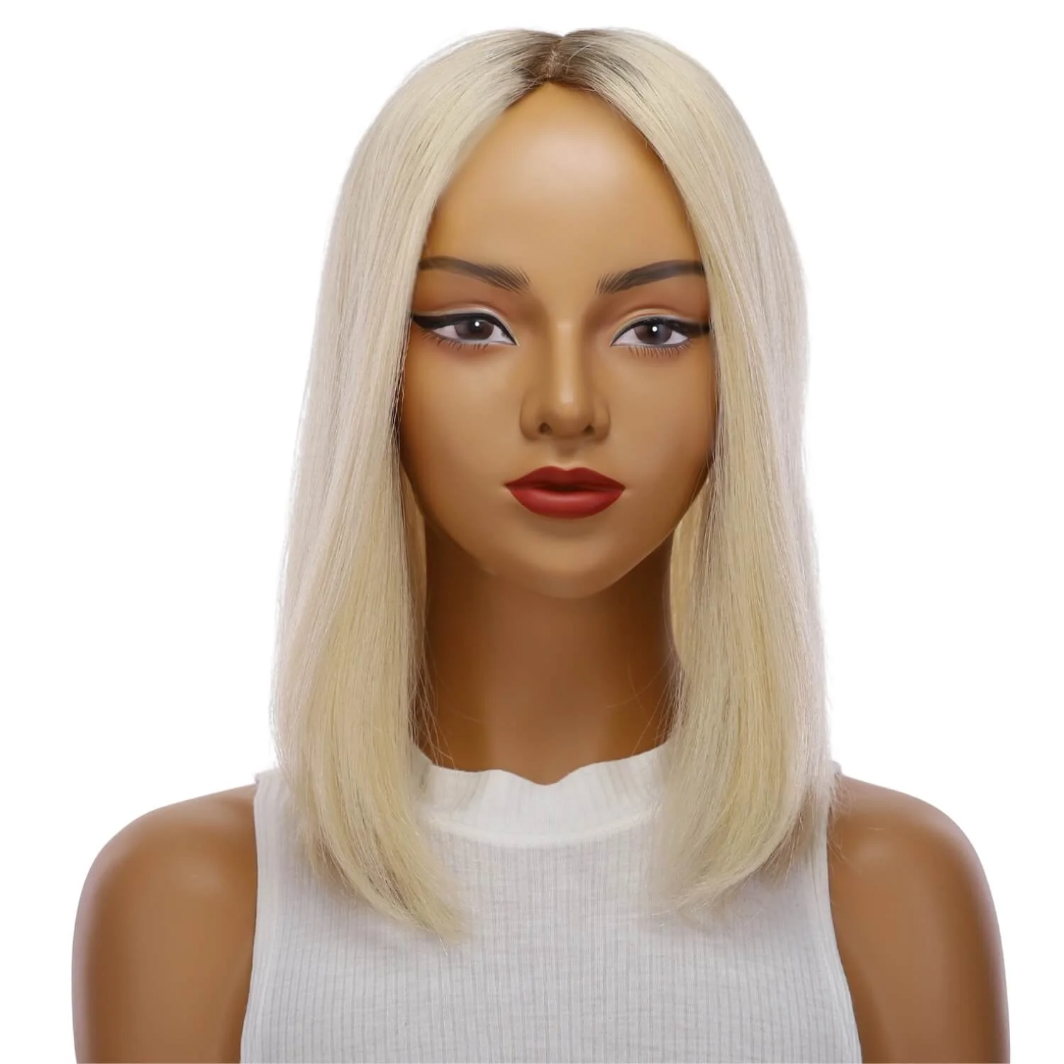 14" Emerald Silk Top Topper Platinum Blonde 2.0 - Image 2