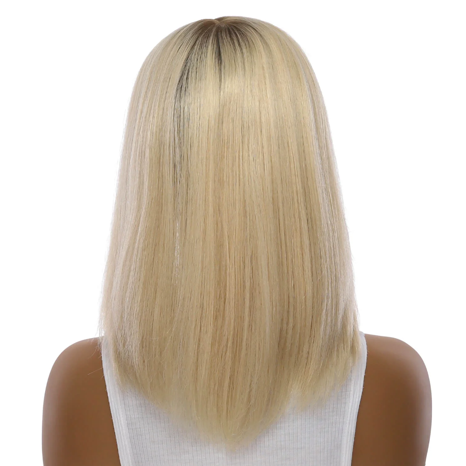 14" Emerald Silk Top Topper Platinum Blonde 2.0 - Image 3