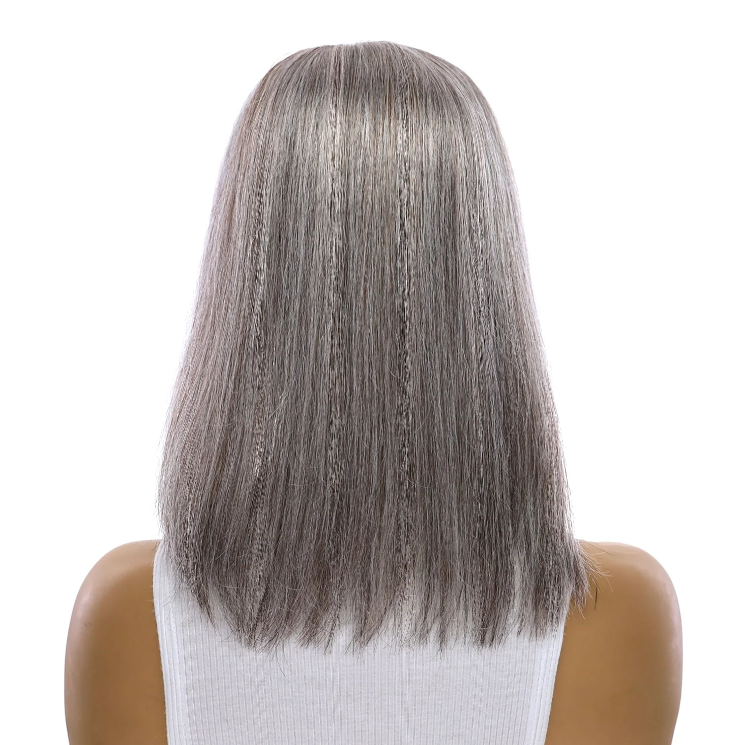 14" Emerald Silk Top Topper Silver Fox - Image 3