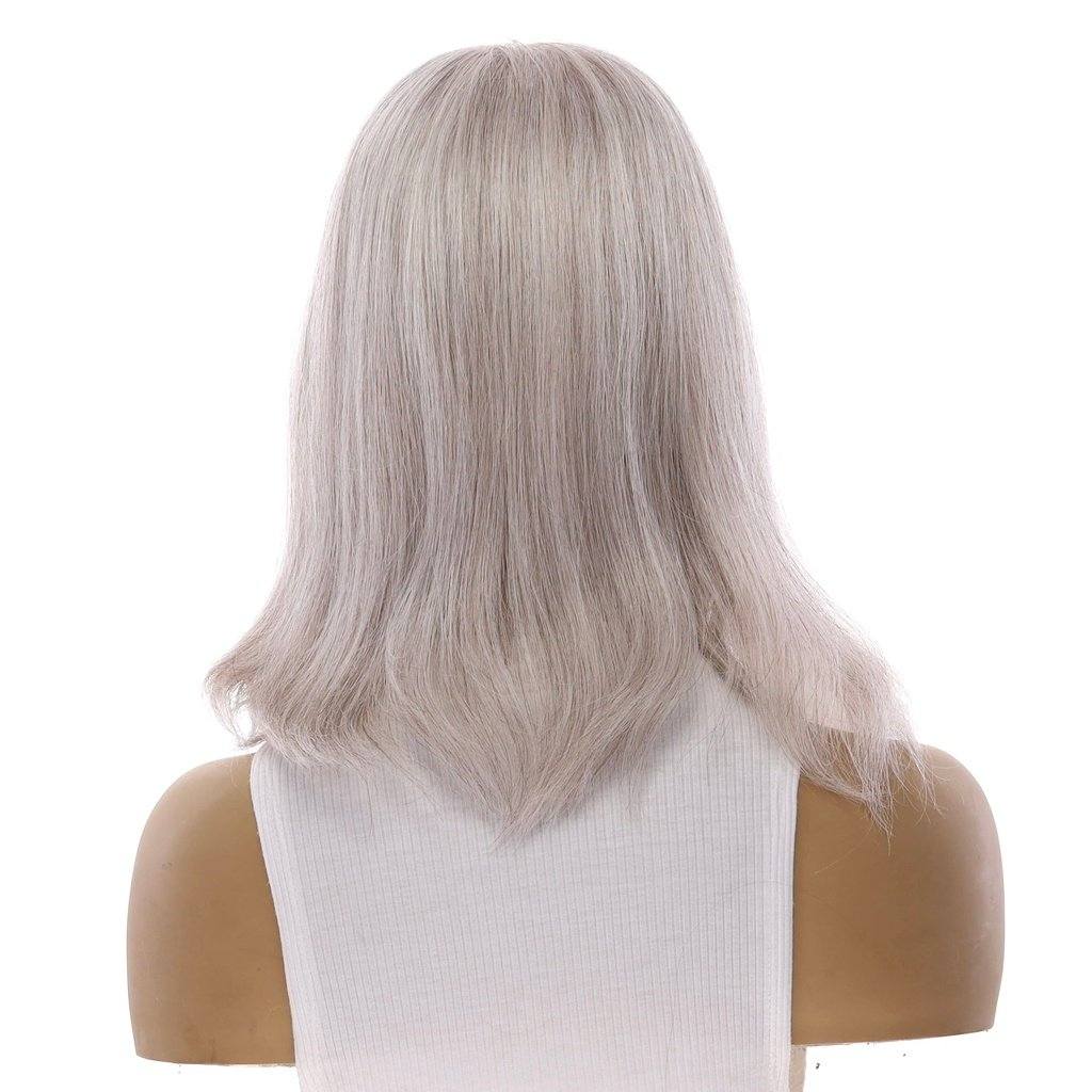 14" Emerald Silk Top Topper Snow Grey - Image 3
