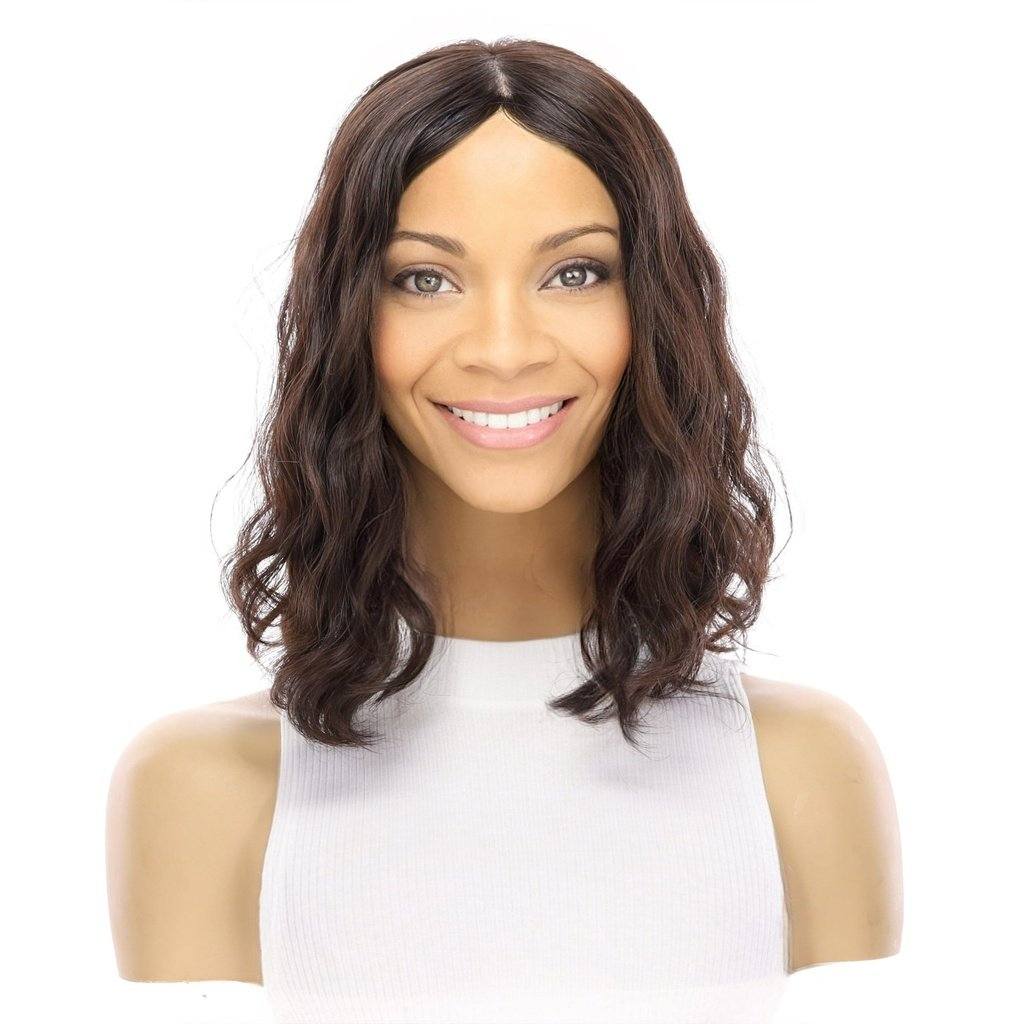 14" Emerald Silk Top Topper Soft Black Wavy - Image 2