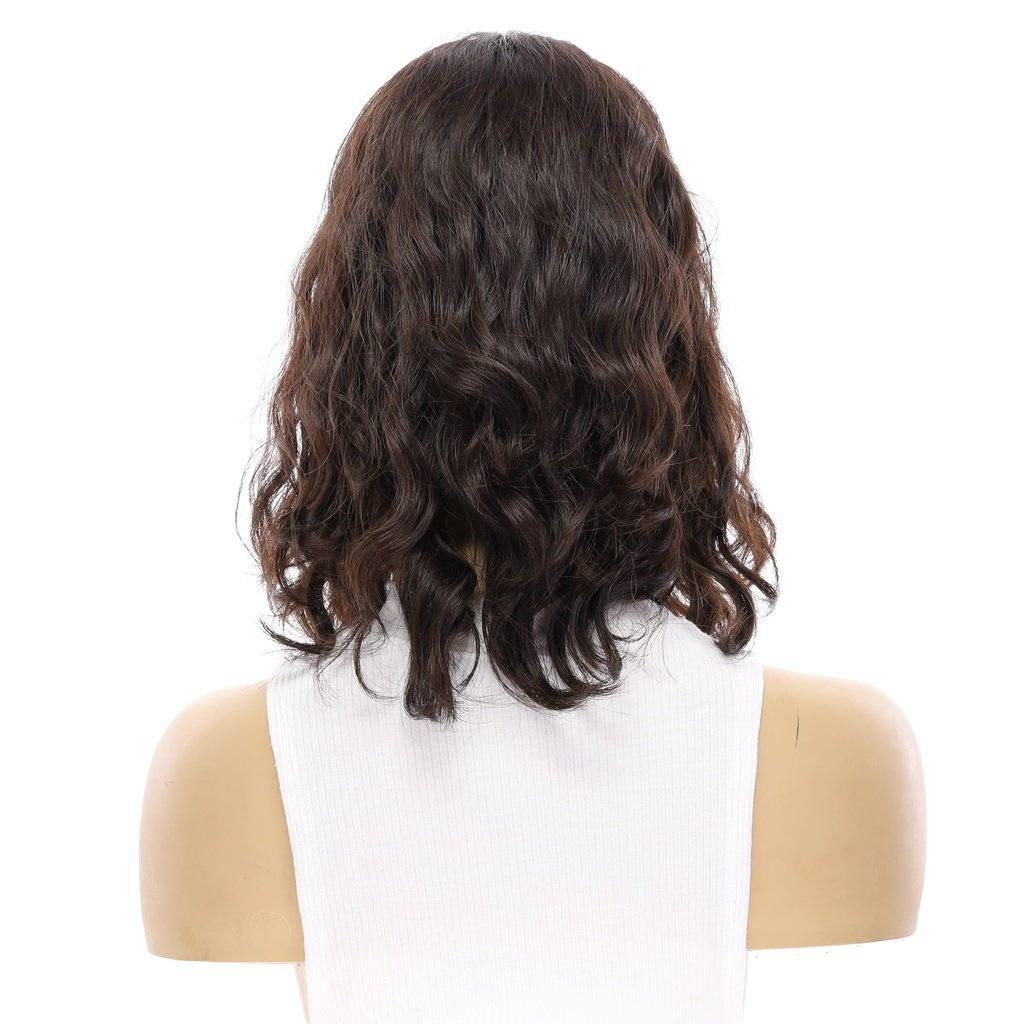 14" Emerald Silk Top Topper Soft Black Wavy - Image 3