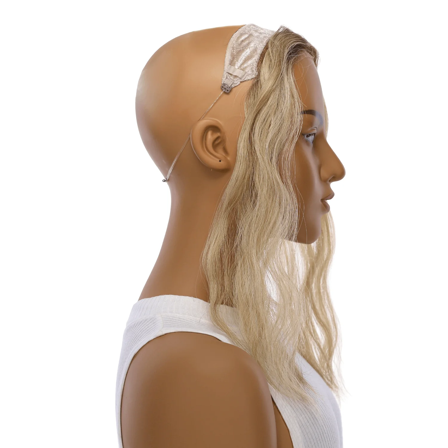 14" iBandGrip Ash Blonde Wavy - Image 3