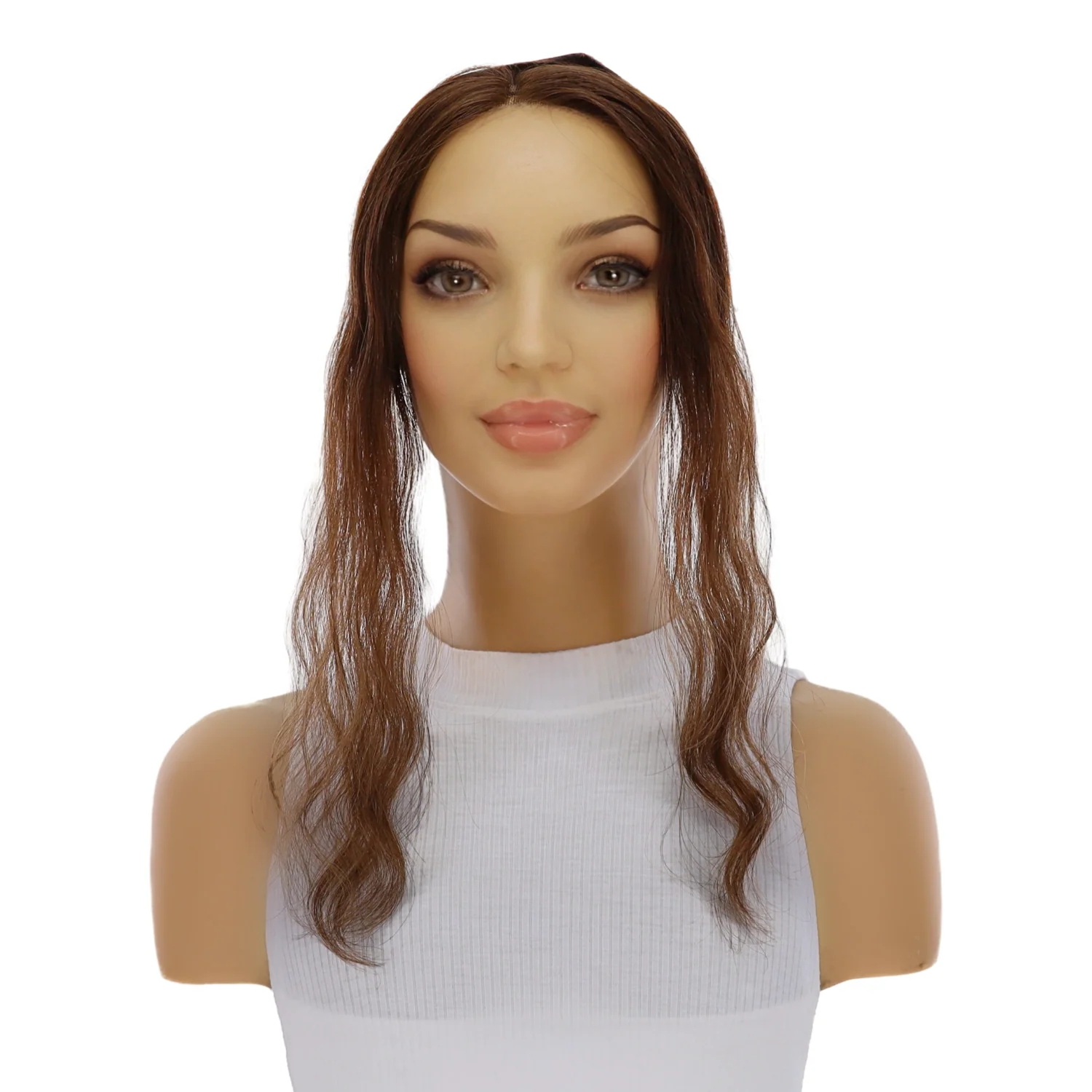 14" iBandGrip Medium Brown Balayage Wavy - Image 2