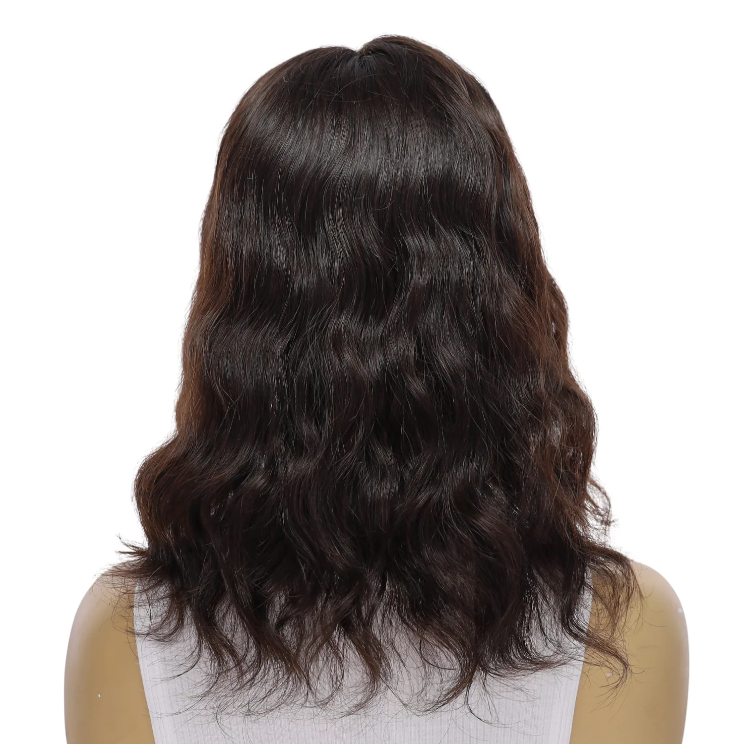 14" Topaz Lace Top Topper #1B Black Wavy - Image 3