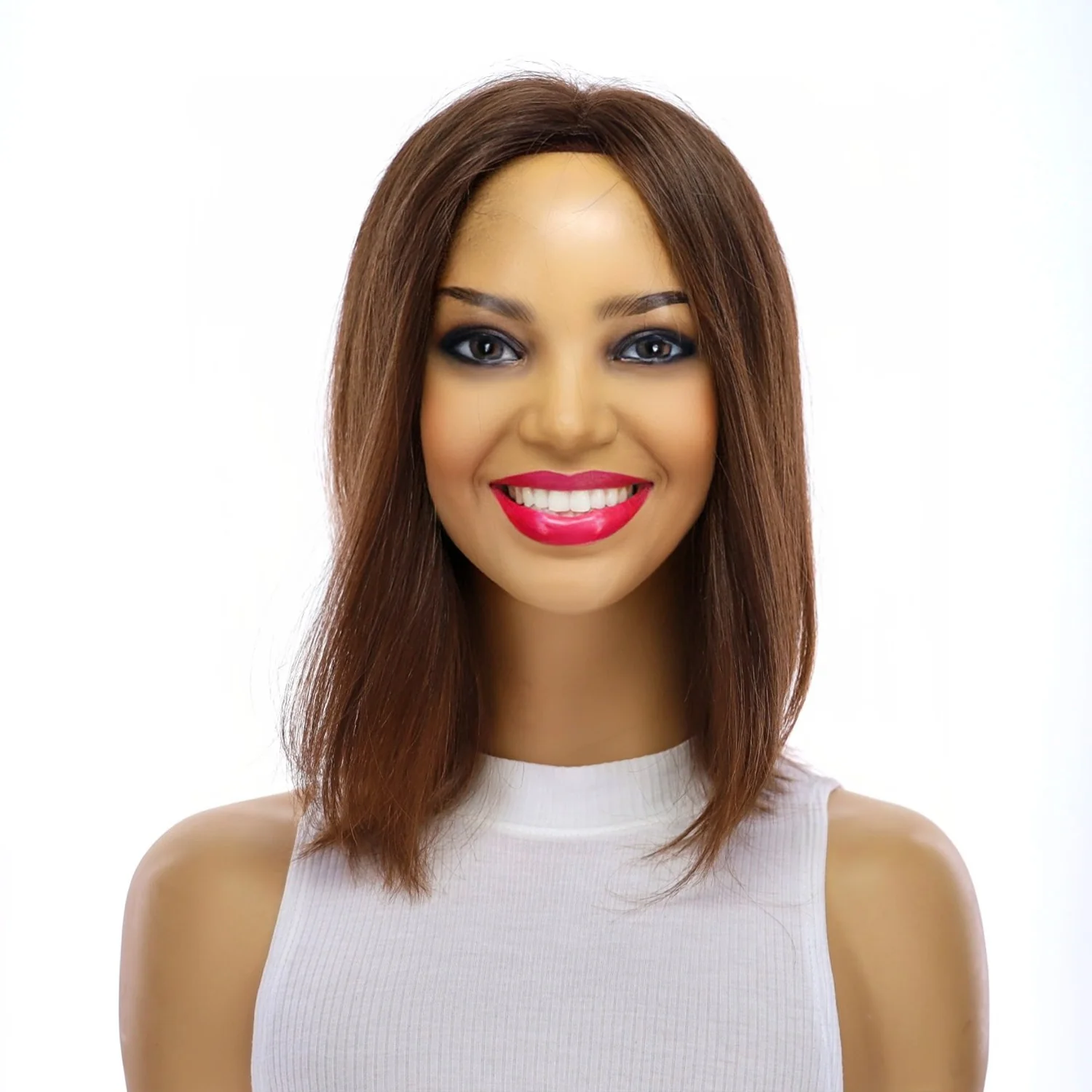 14" Topaz Lace Top Topper #5 Warm Dark Brown - Image 2