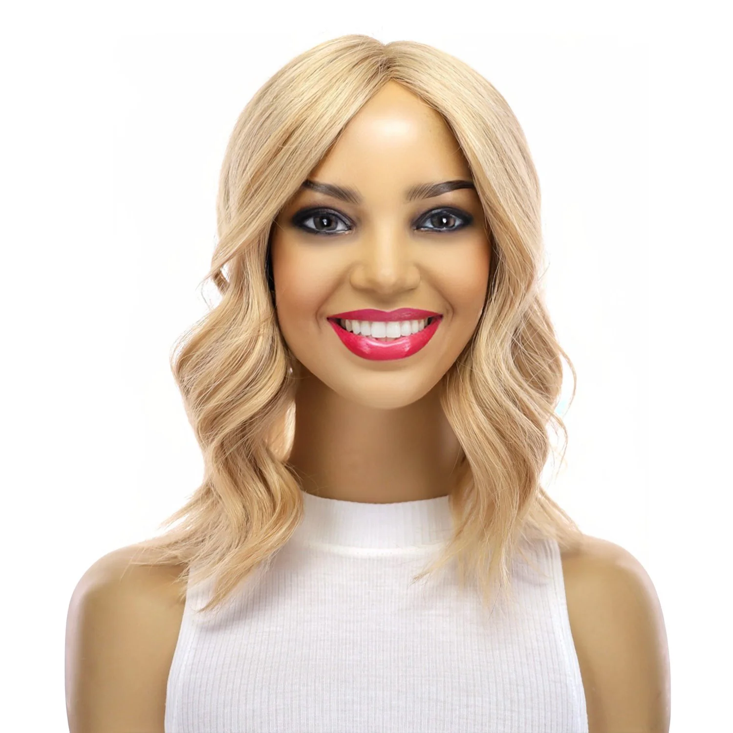 14" Topaz Lace Top Topper Golden Blonde No Root - Image 2