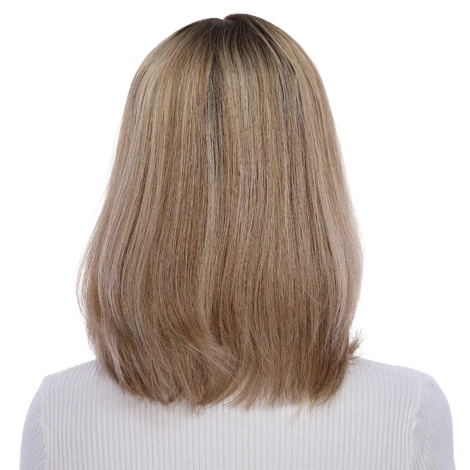16" Divine Lace Top Topper Ashy Blonde w/ Highlights - Image 3