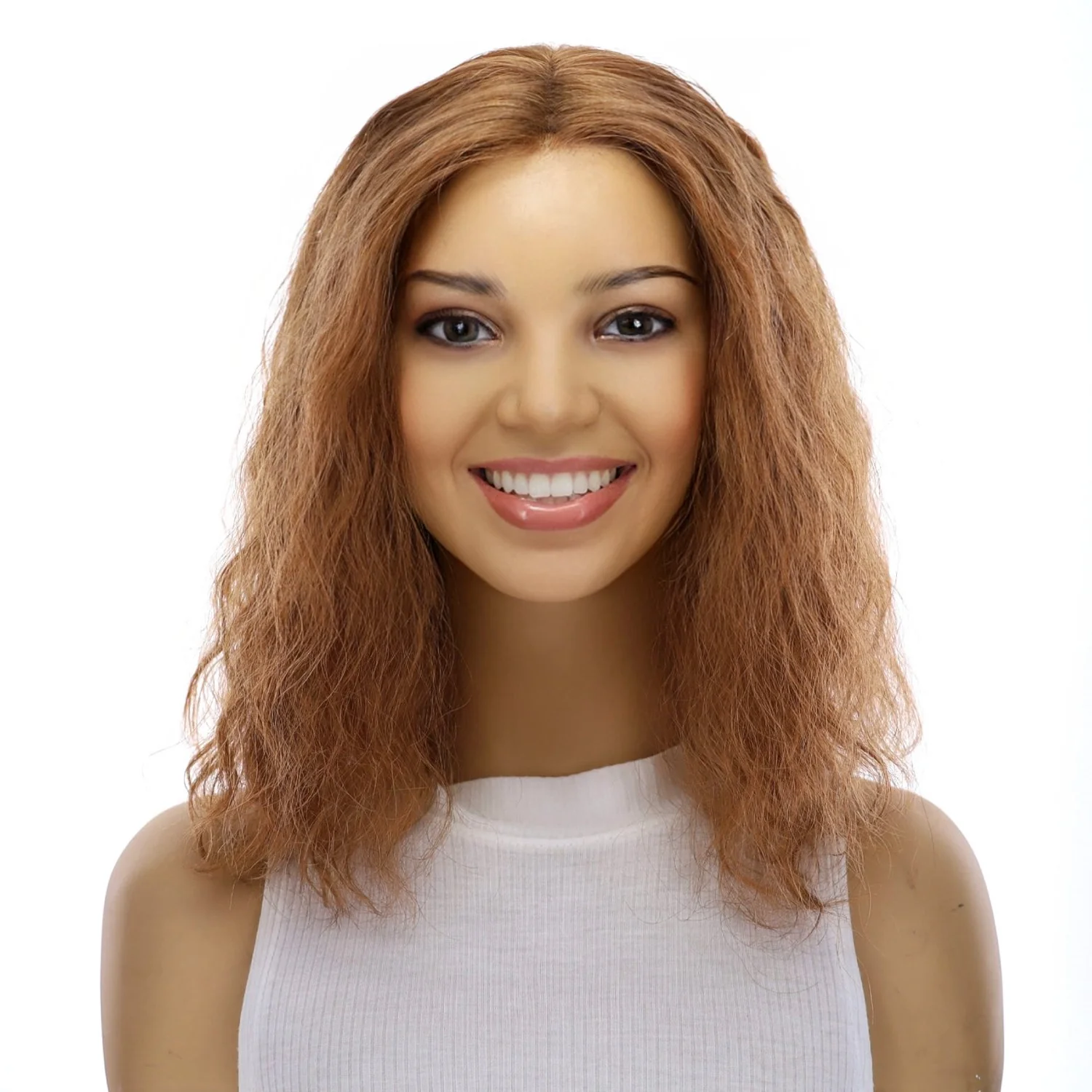 16" Divine Lace Top Topper Copper Wavy - Image 2