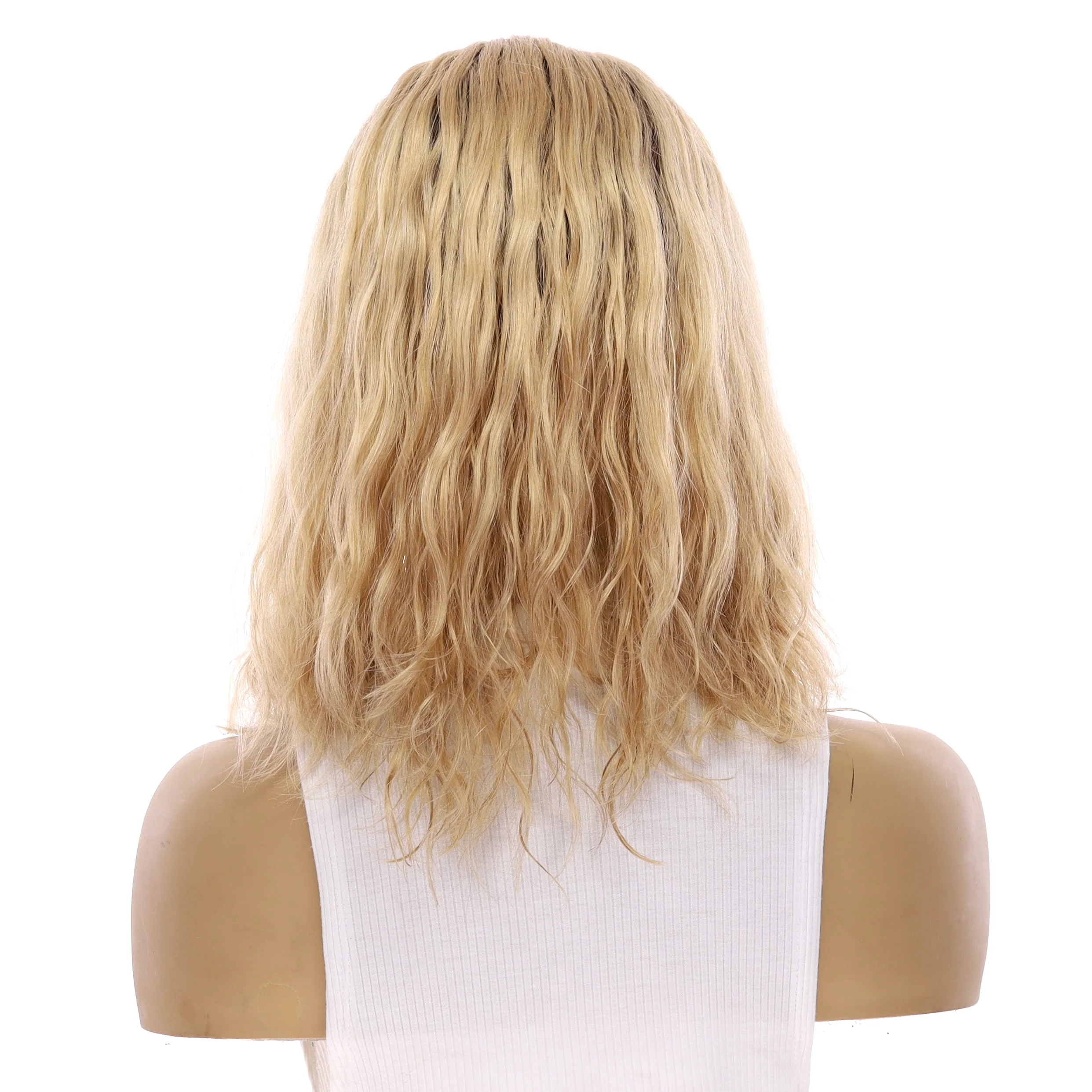 16" Divine Lace Top Topper Golden Blonde Wavy - Image 3